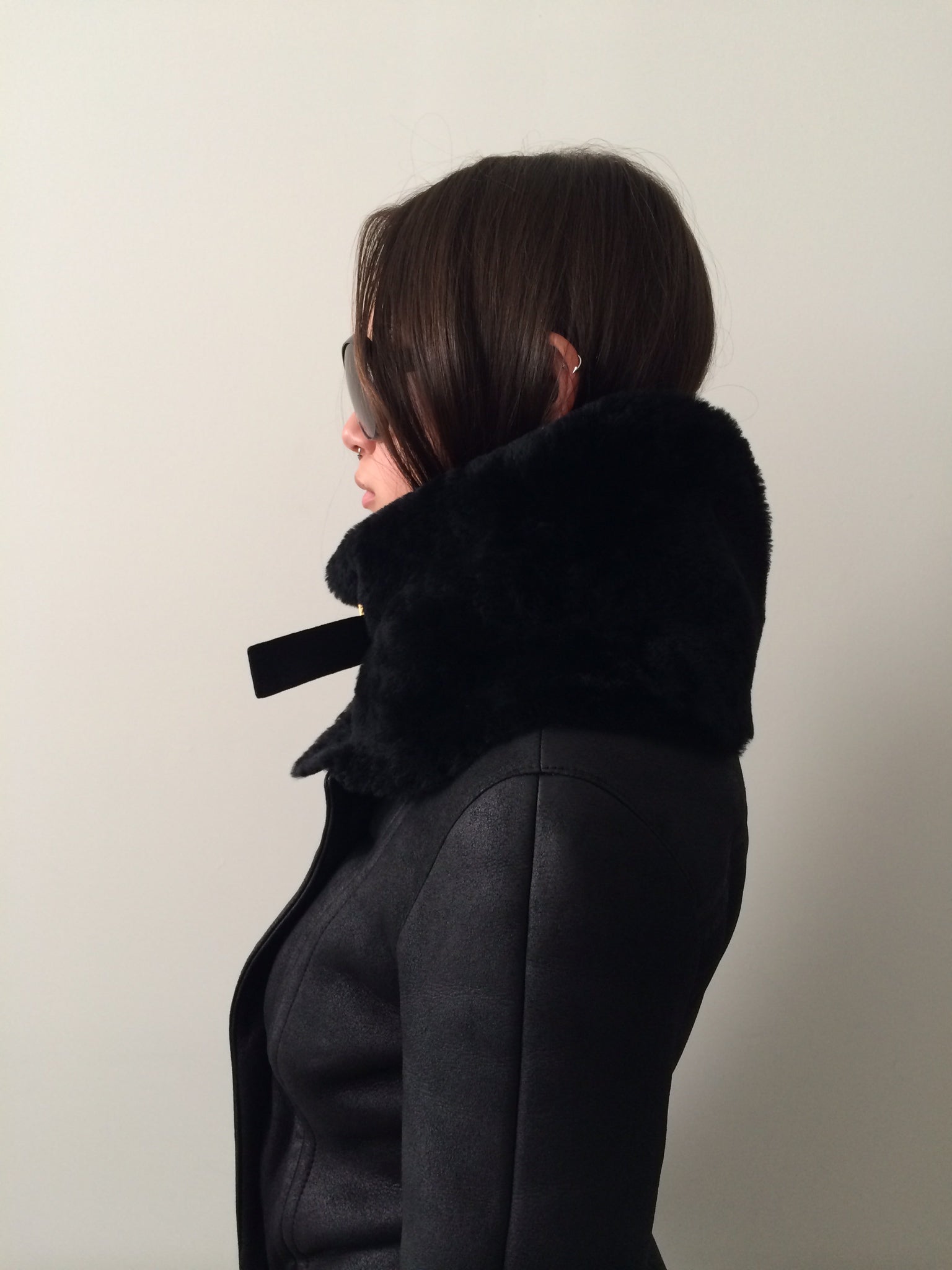 vintage gucci by tom ford era f/w 2003 shearling coat