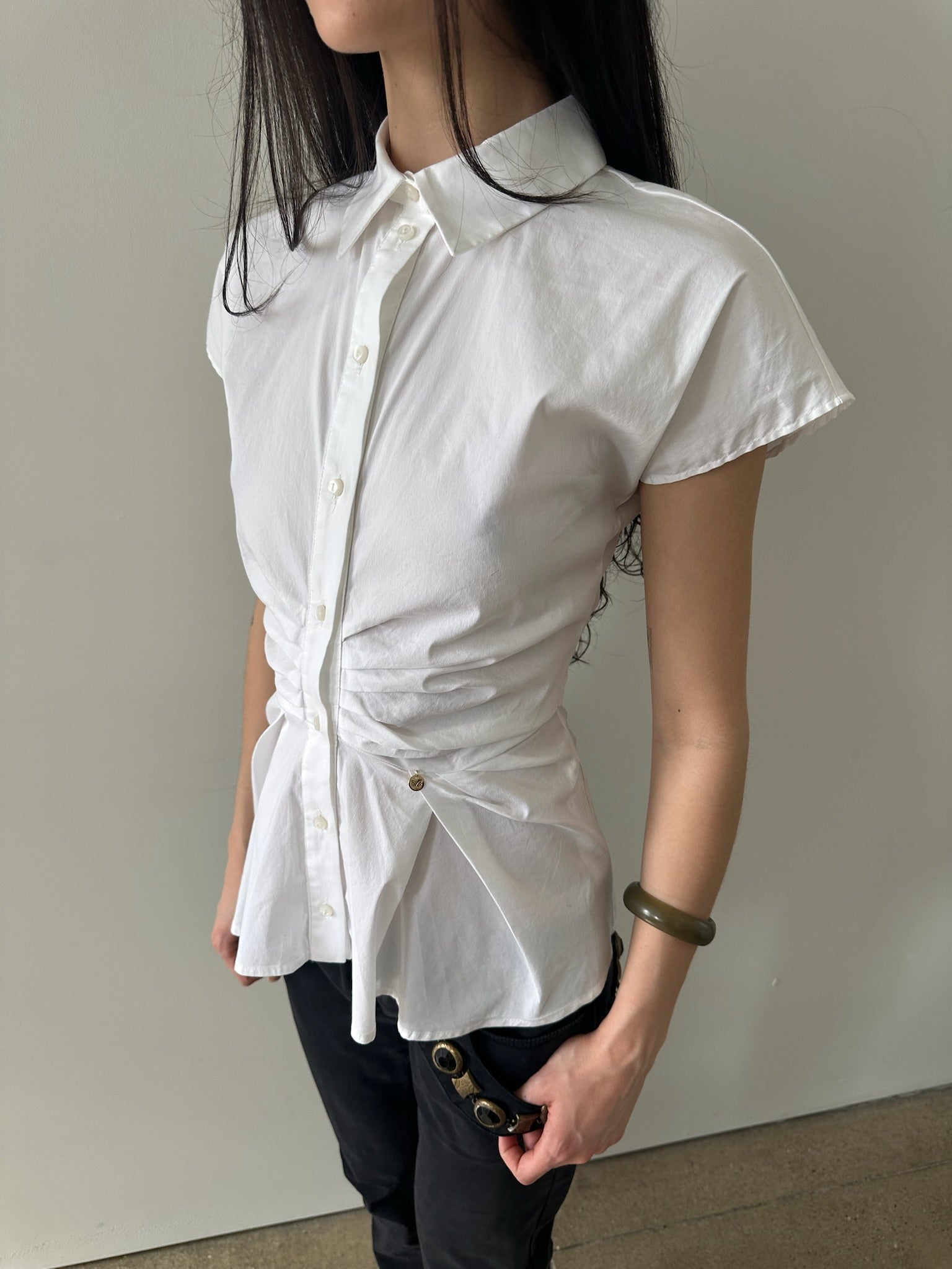 Betty blue button down