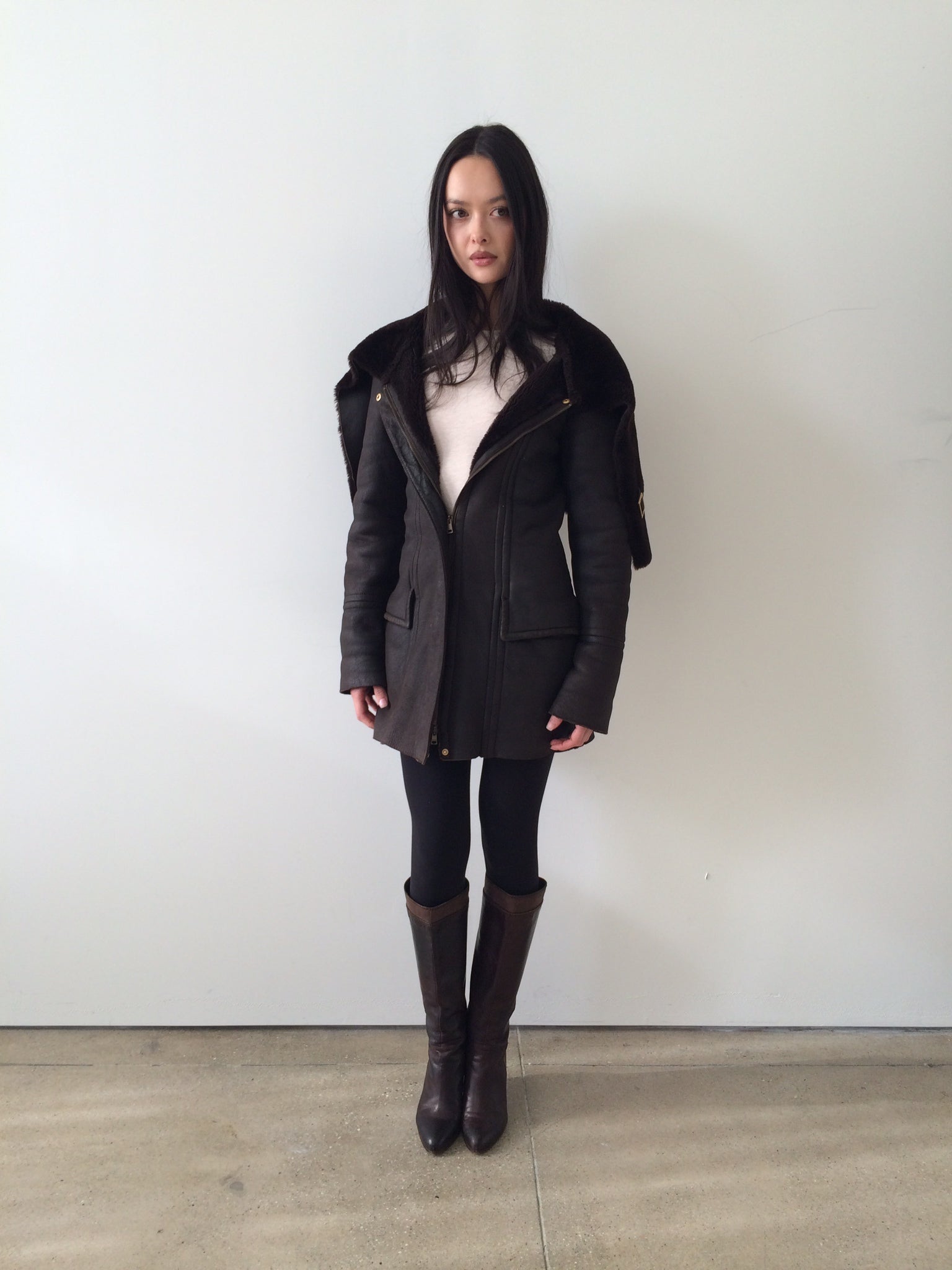 vintage gucci by tom ford fall/winter 2003 cape coat