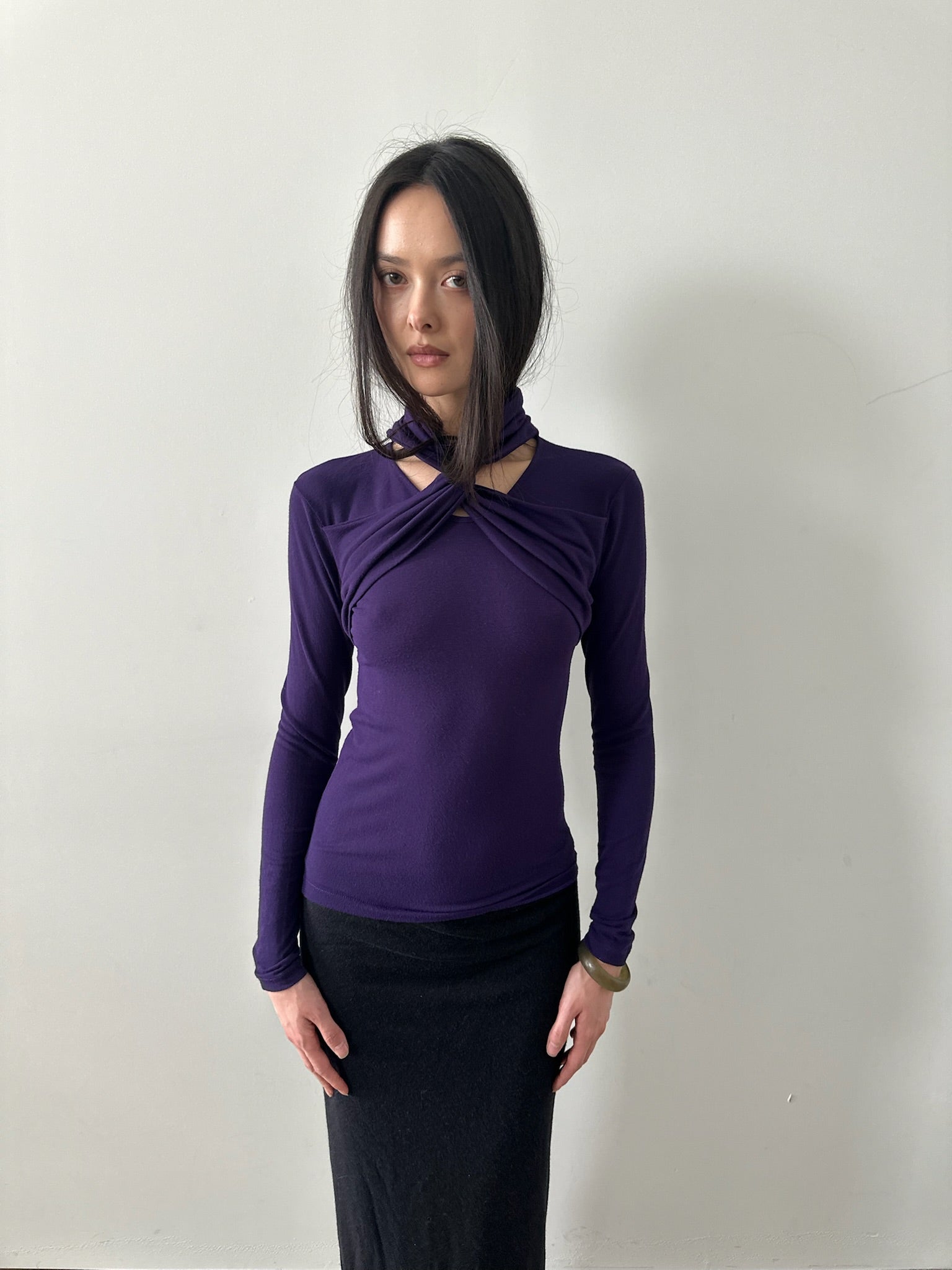 Patrizia Pepe purple long sleeve