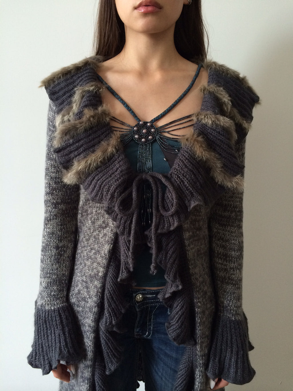 mohair & wool cardigan