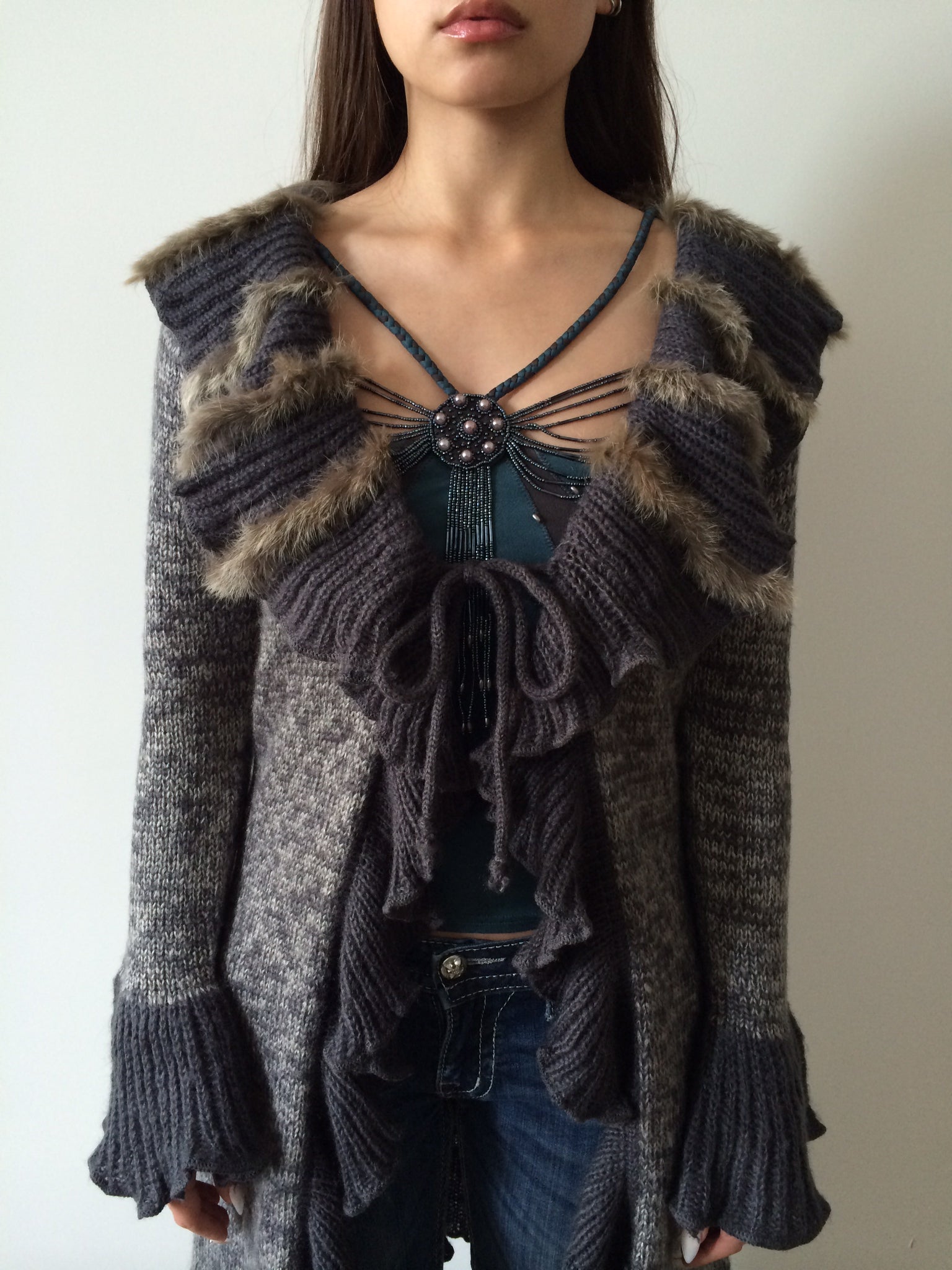 mohair & wool cardigan