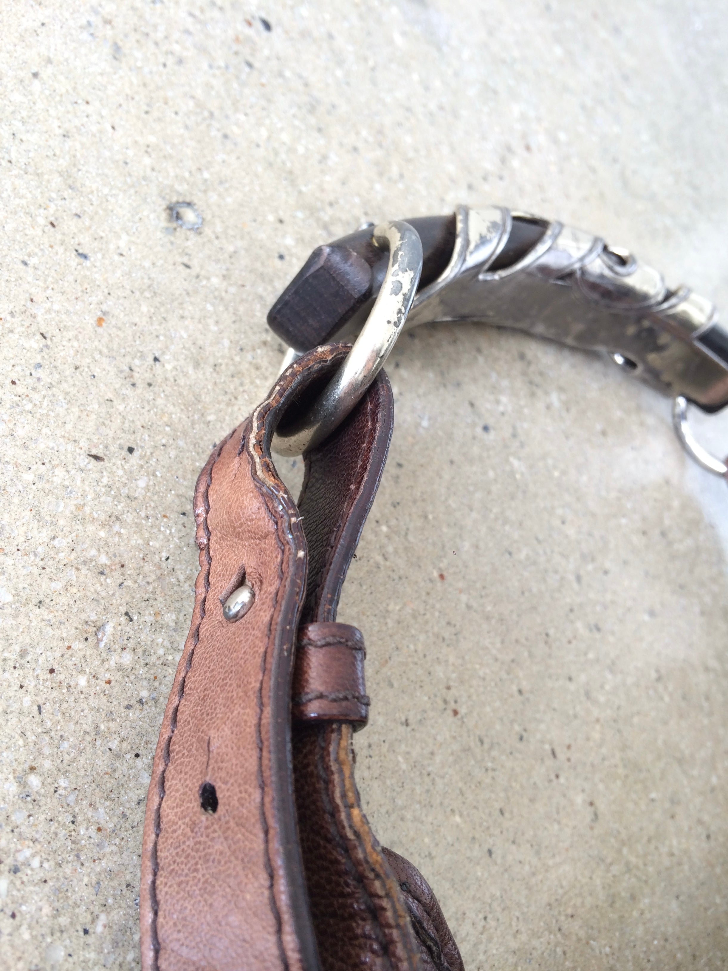 yves saint laurent brown silver handle mombasa