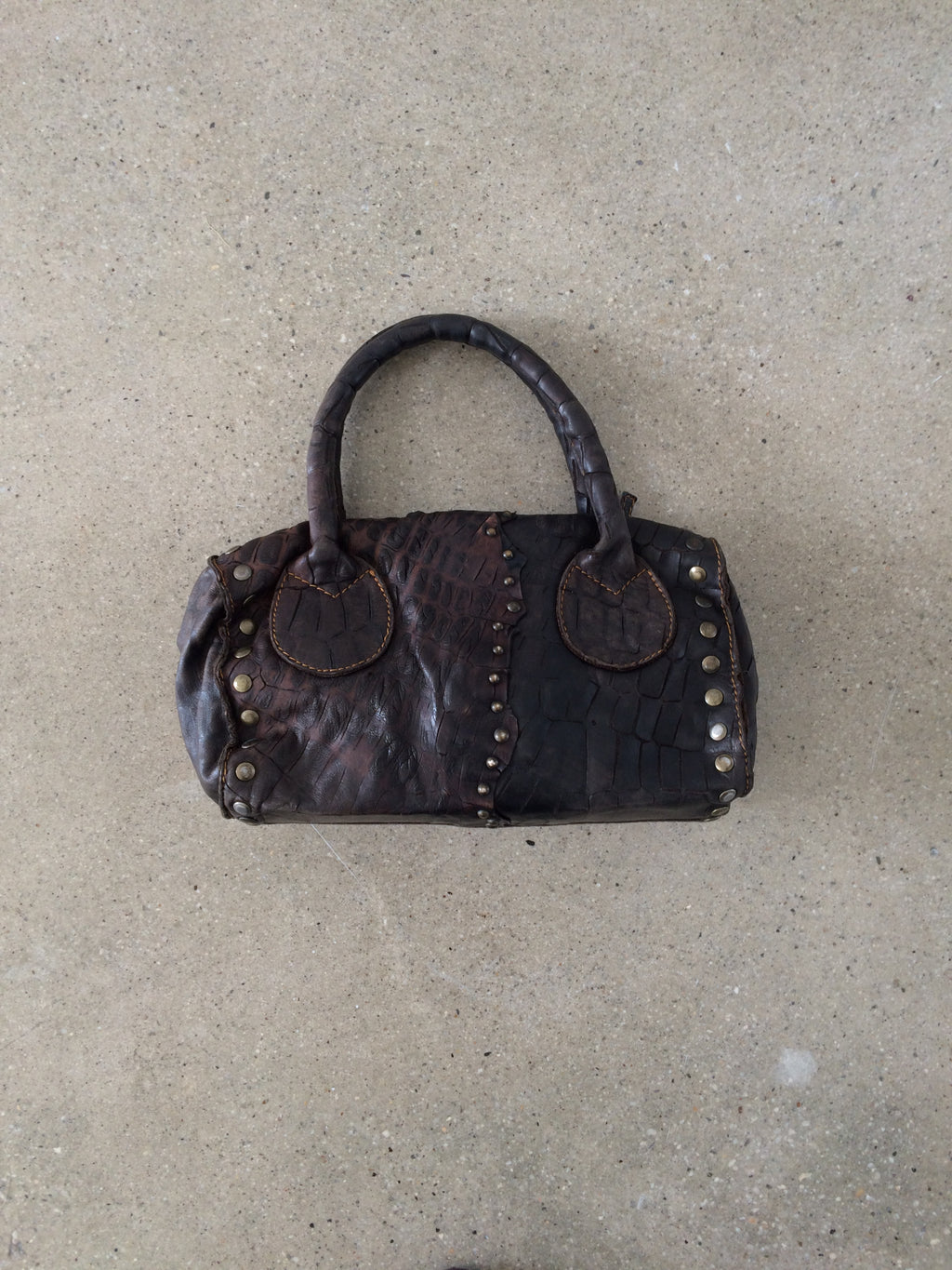 vintage italian leather bag