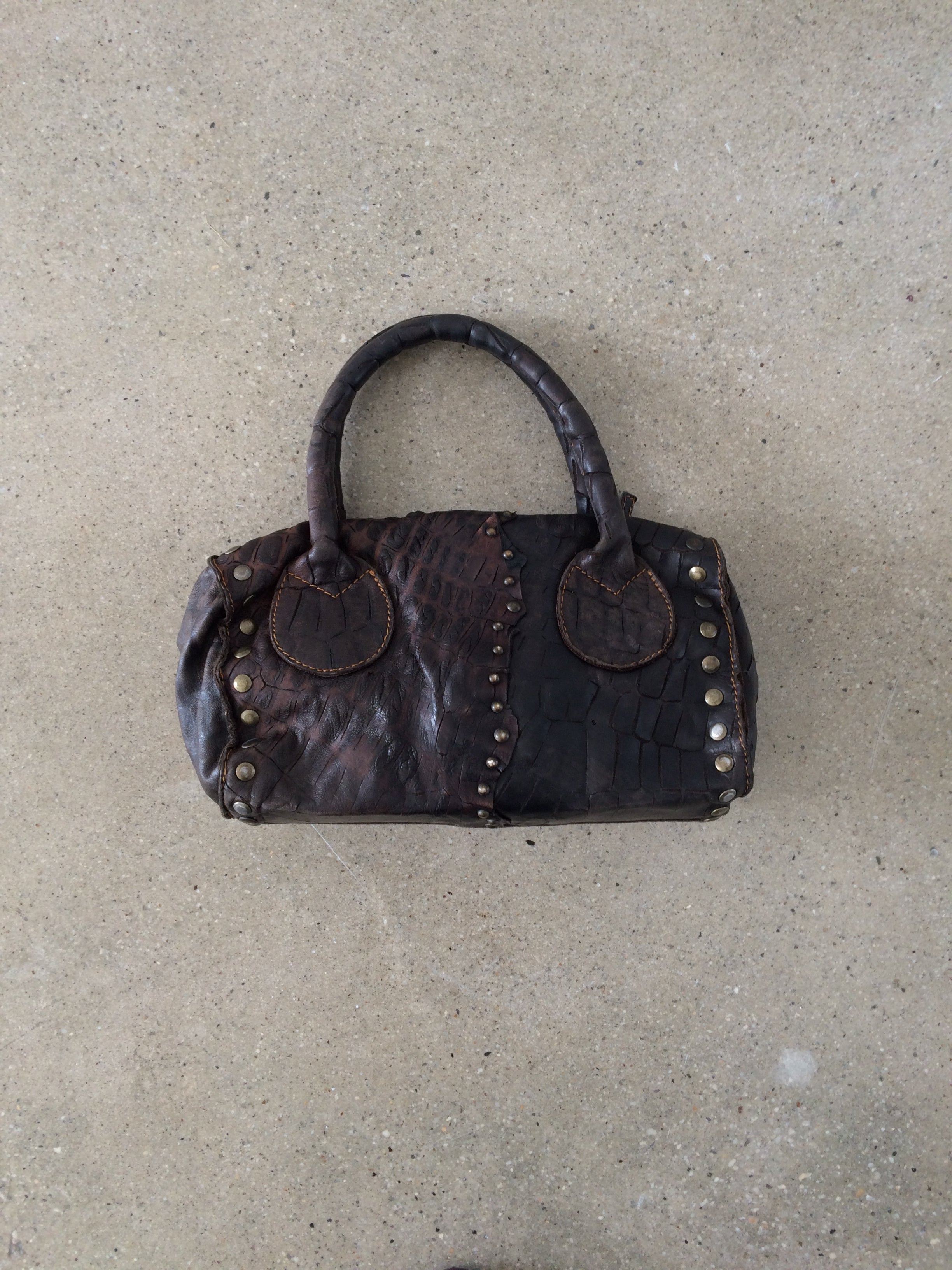 vintage italian leather bag