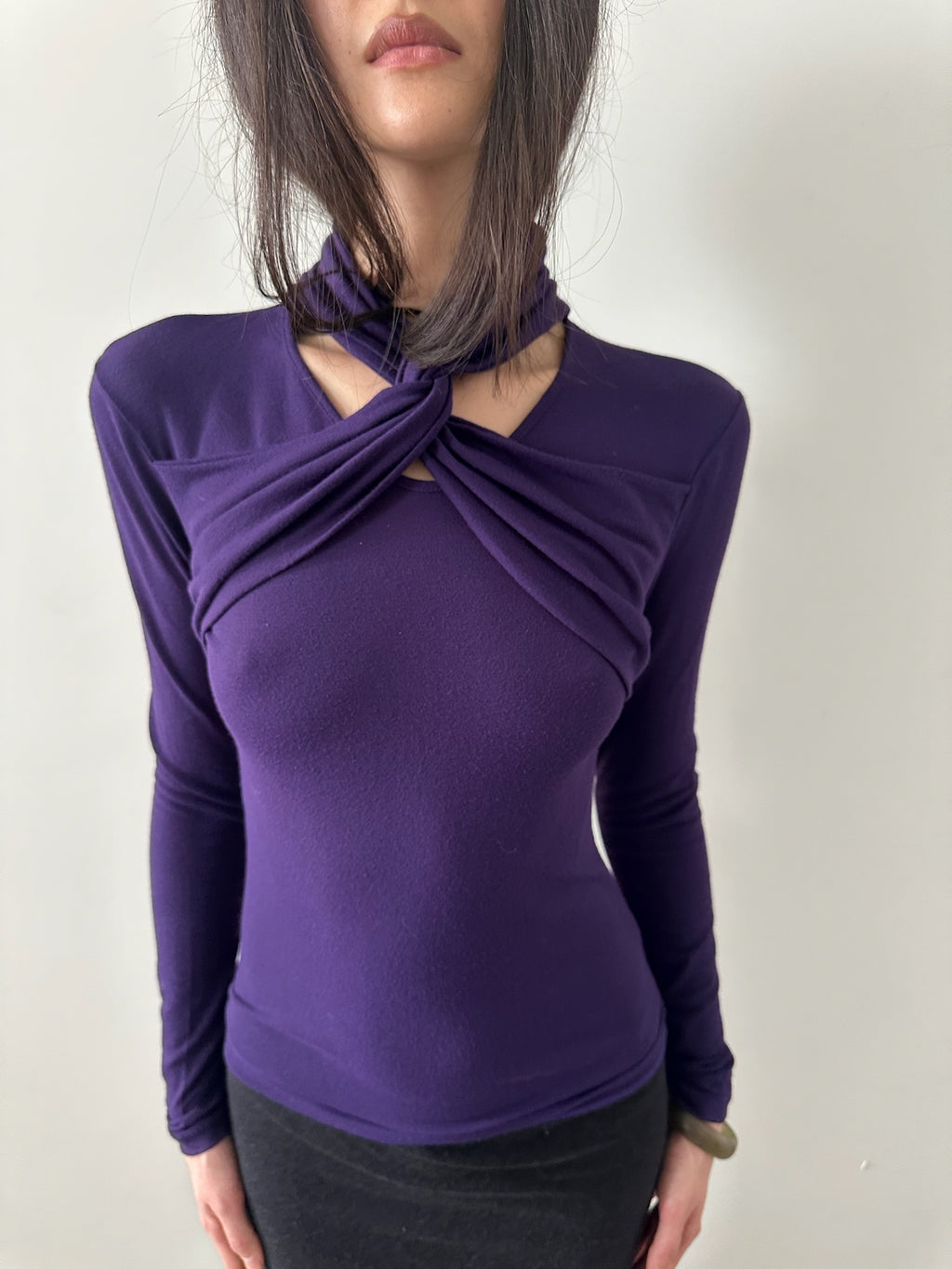 Patrizia Pepe purple long sleeve