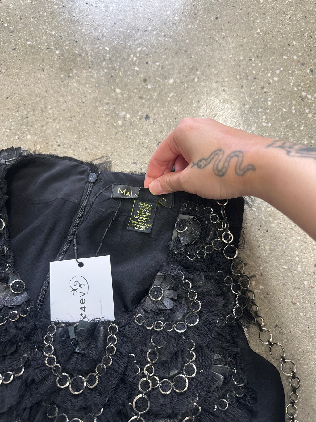 catherine malandrino silk dress