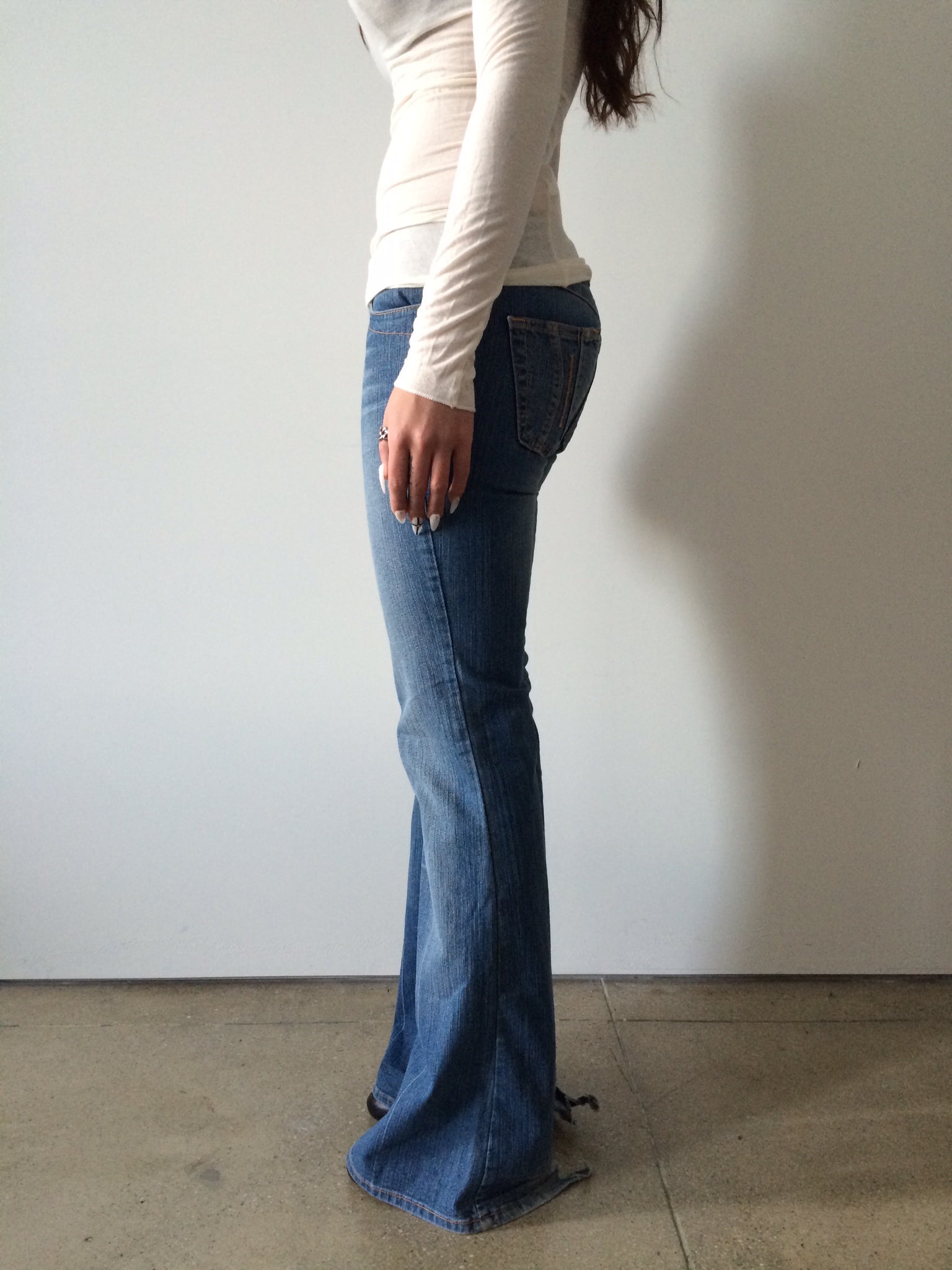 fornarina boot cut jeans