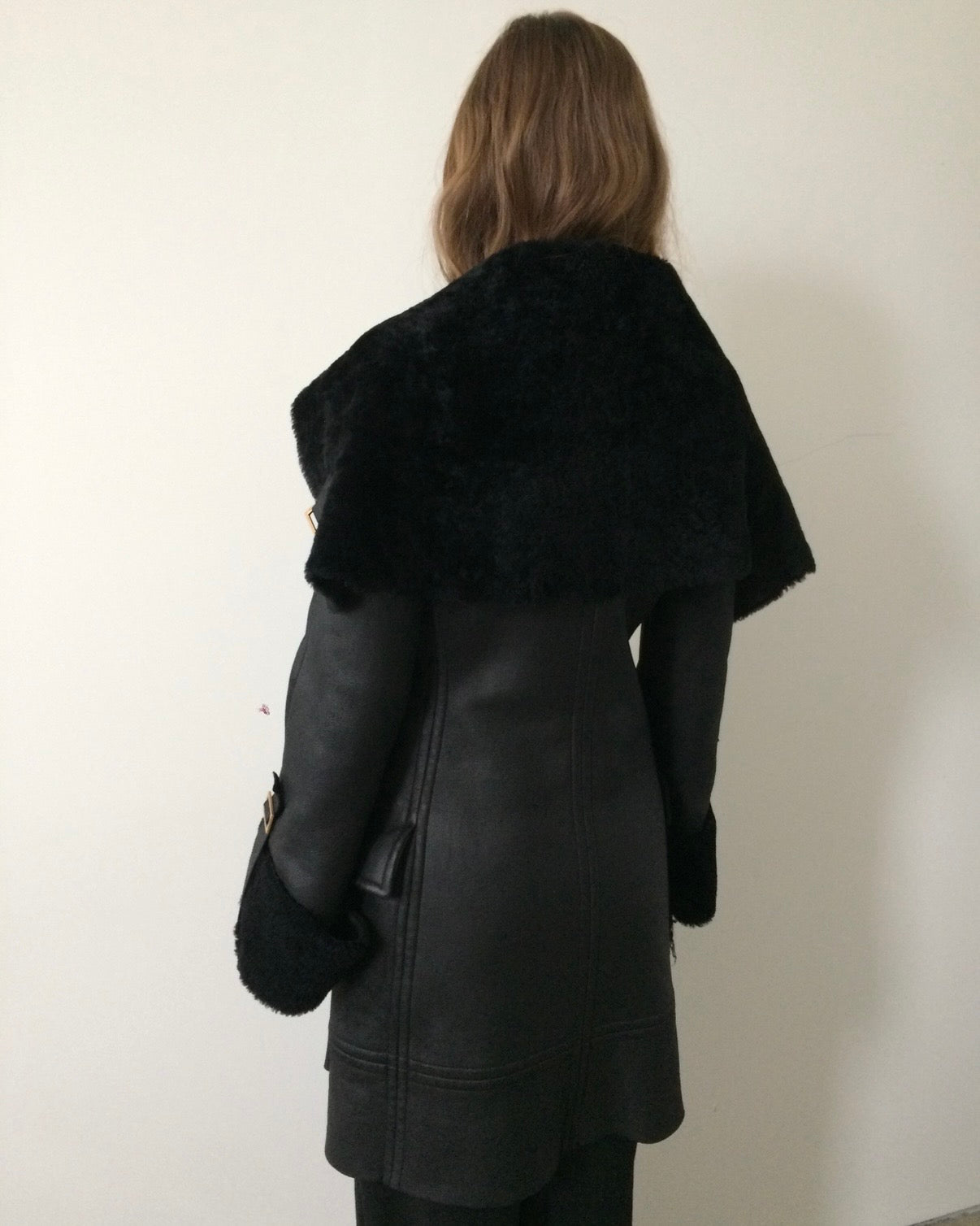 vintage gucci by tom ford era f/w 2003 shearling coat