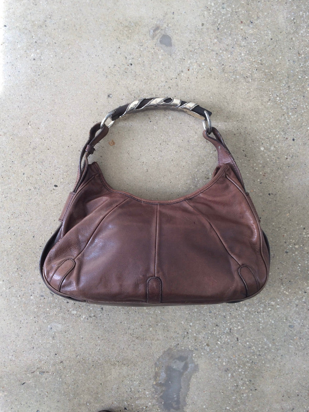 yves saint laurent brown silver handle mombasa