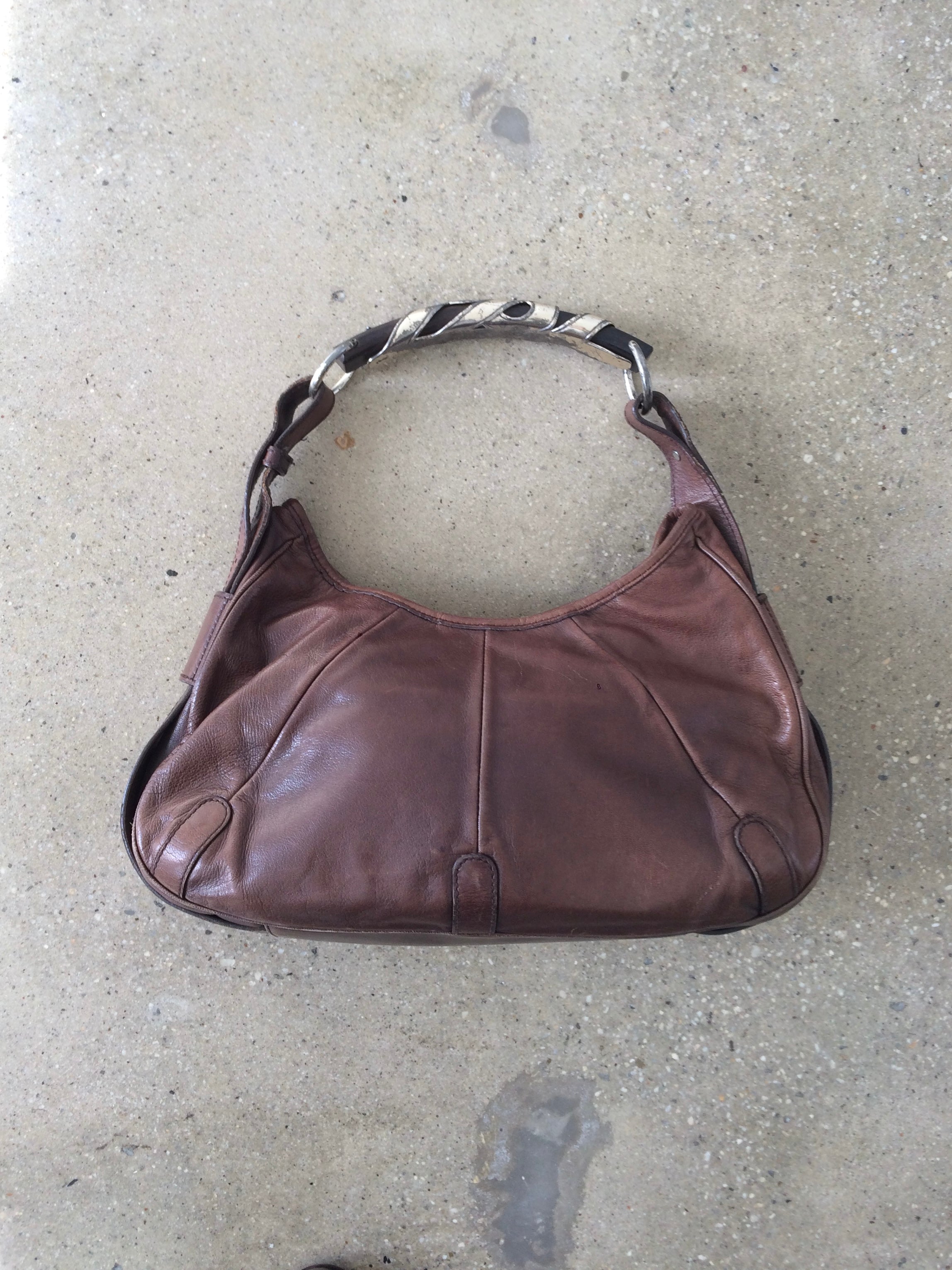 yves saint laurent brown silver handle mombasa