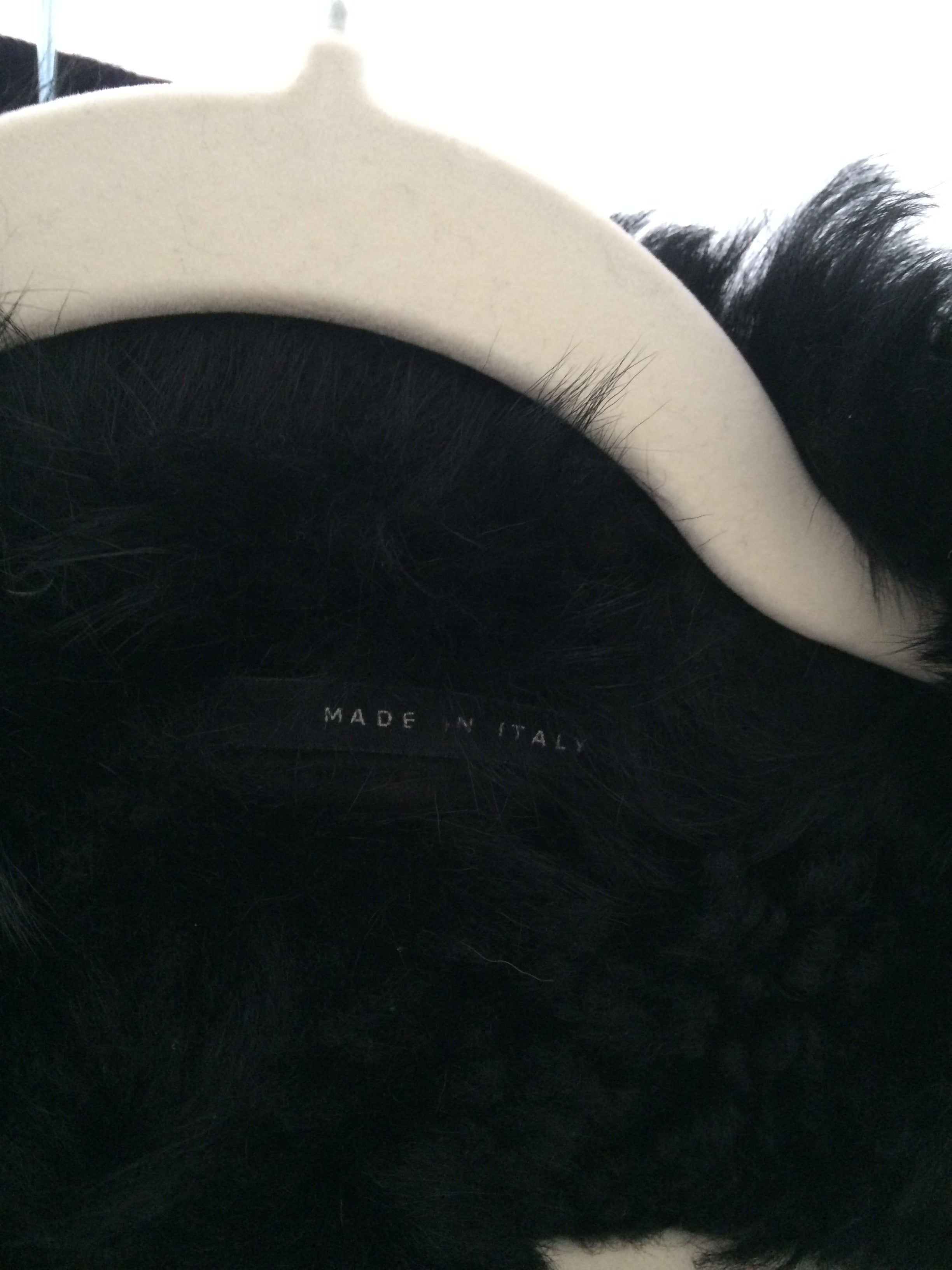 vintage gucci tom ford black shearling coat