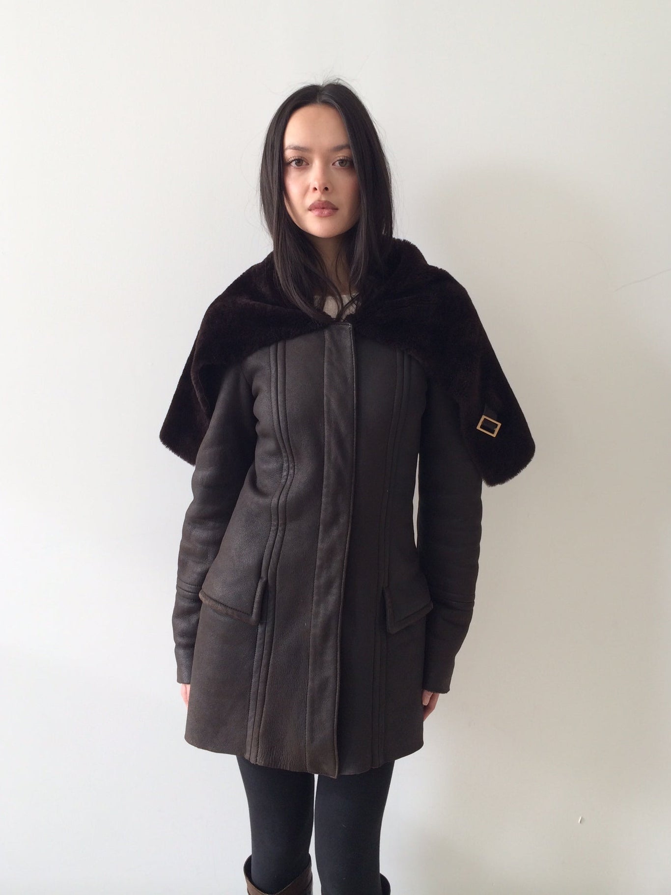 vintage gucci by tom ford fall/winter 2003 cape coat