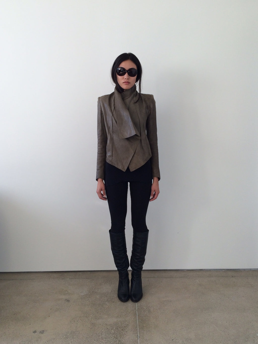 helmut lang lamb leather jacket