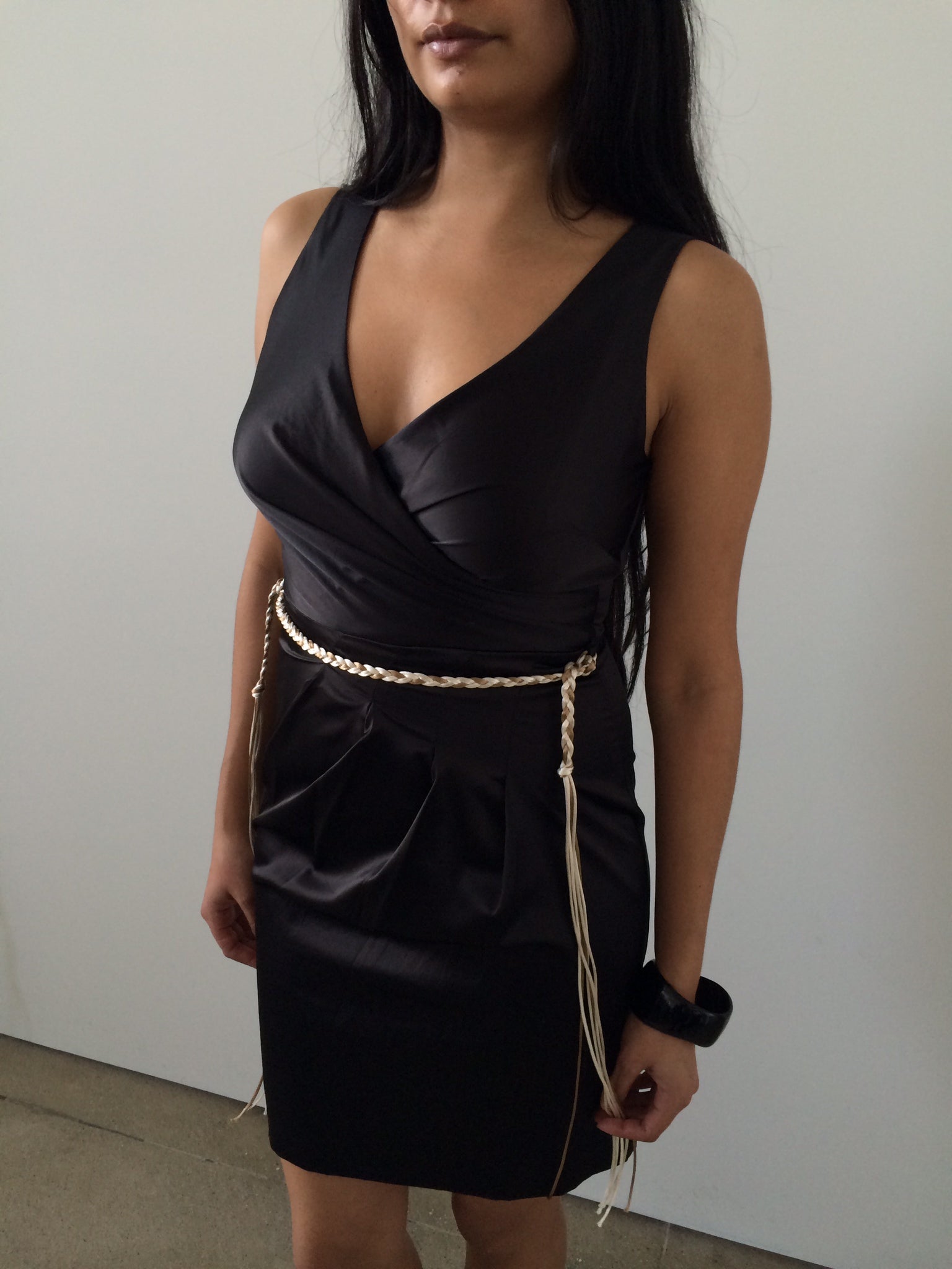 phard braided detail dress