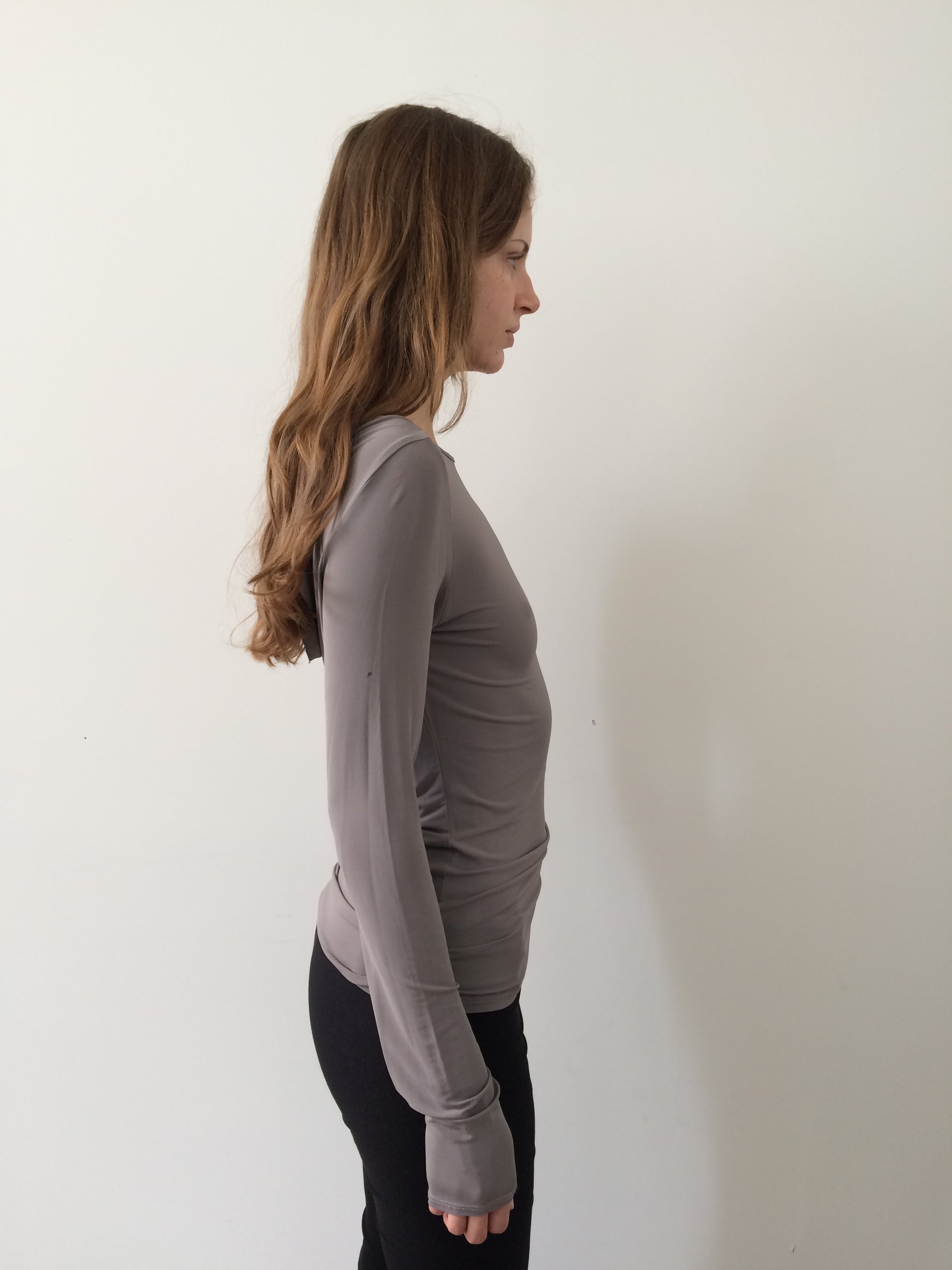 sarah pacini long sleeve top
