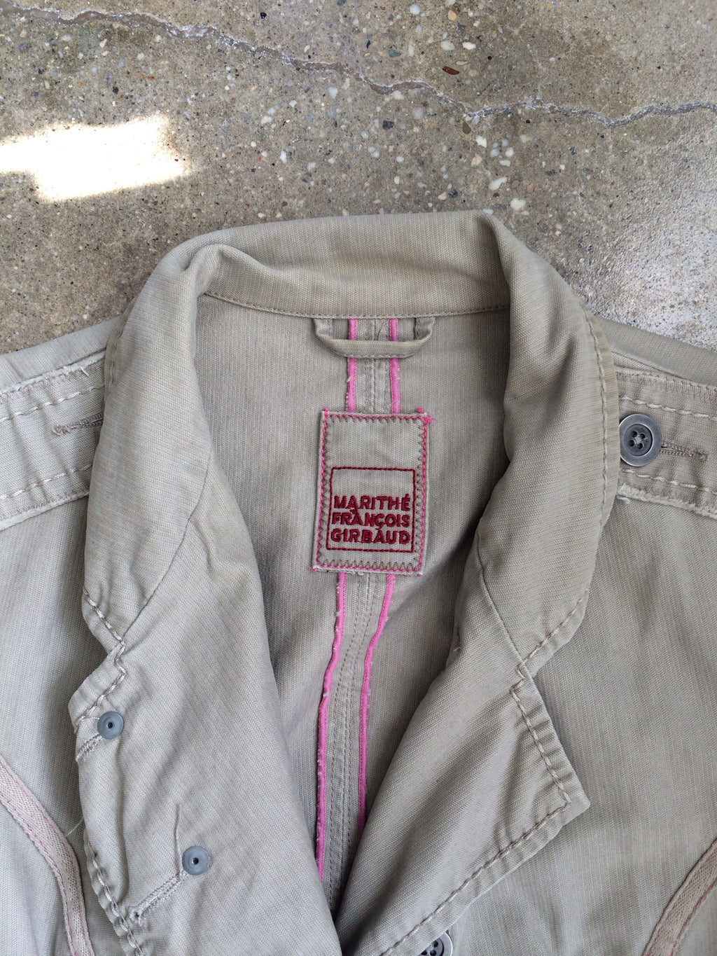 marithé + françois girbaud tan jacket