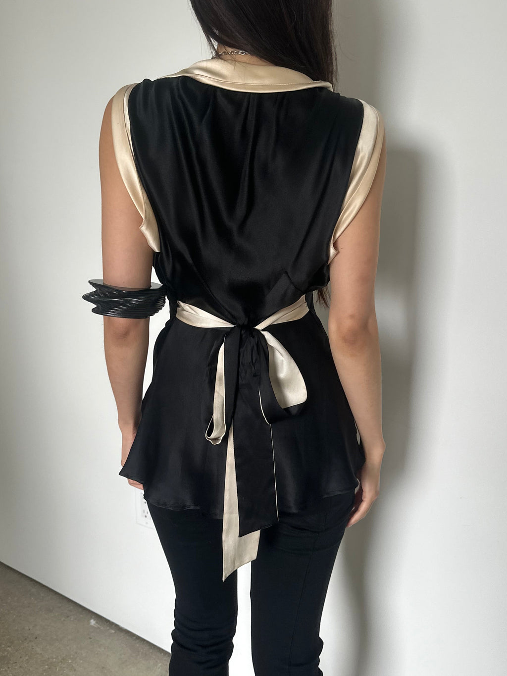 vintage silk blouse