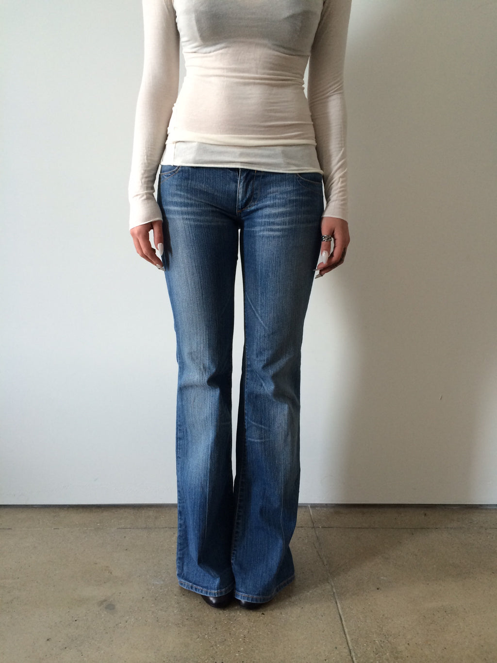 fornarina boot cut jeans