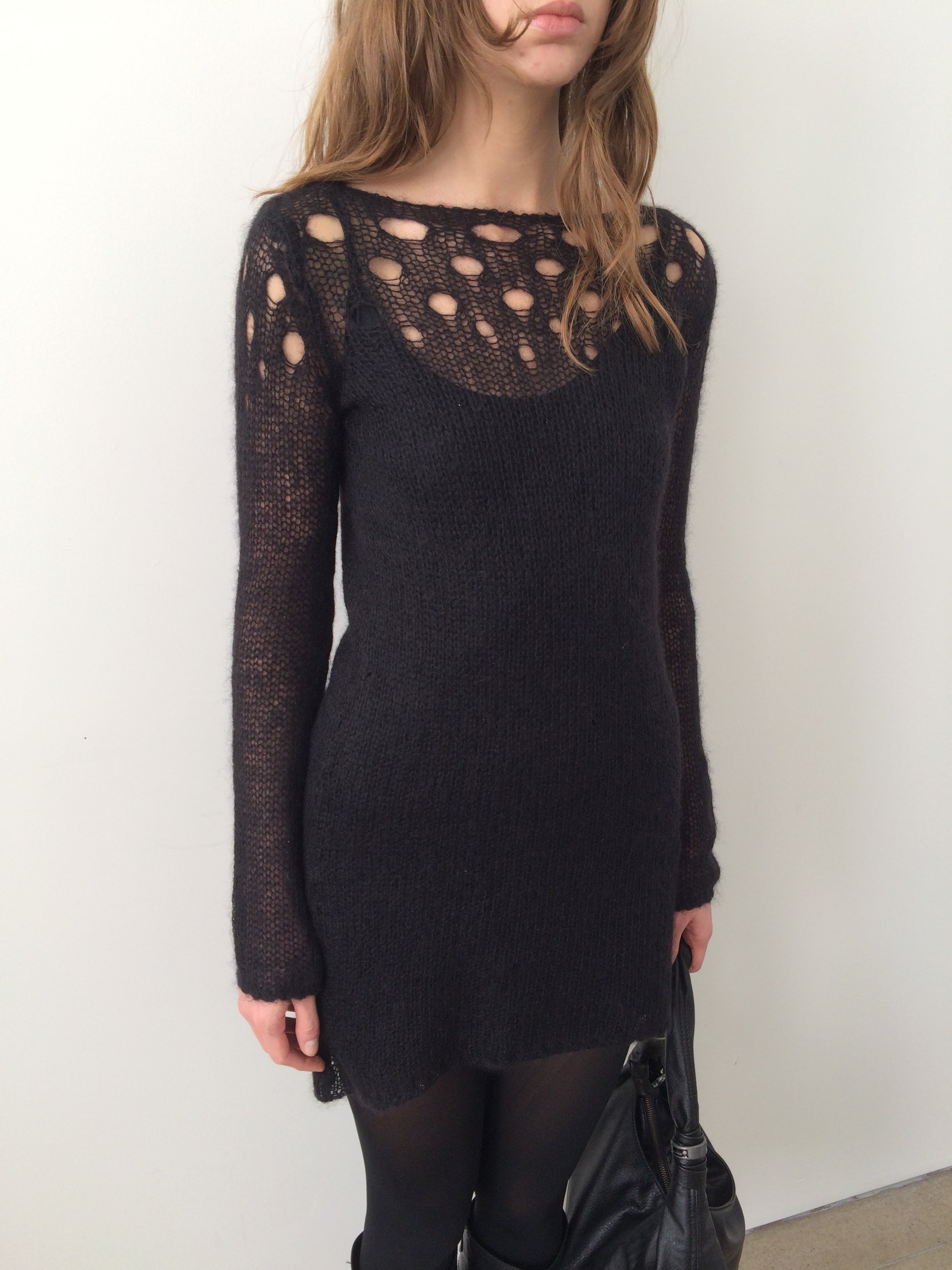 nolita cut hole sweater dress