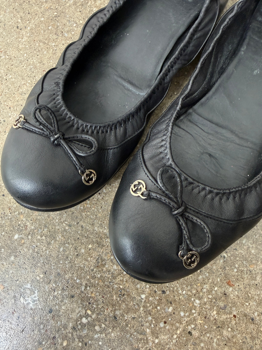 vintage gucci ballet flats US 5