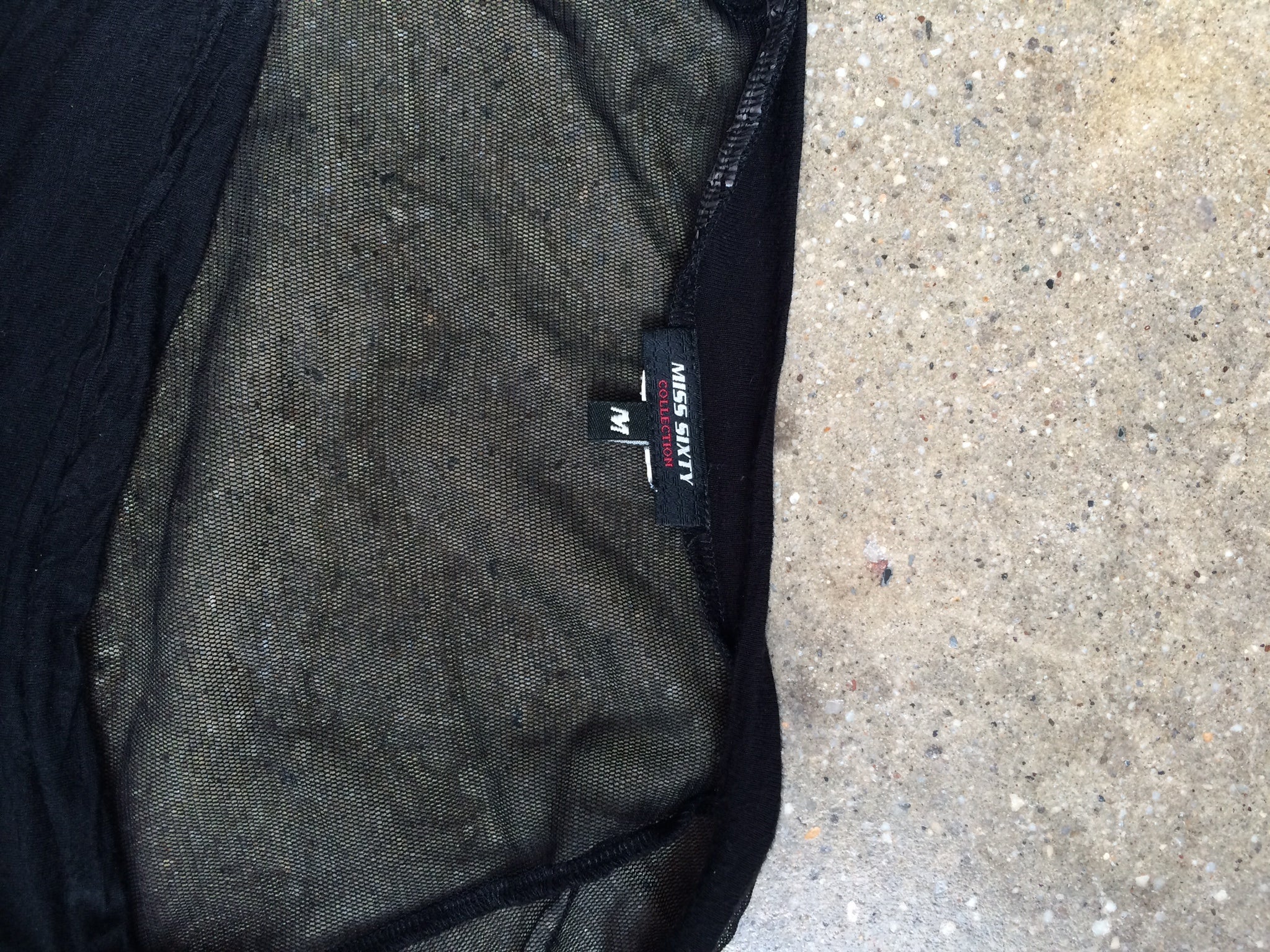 miss sixty mesh long sleeve