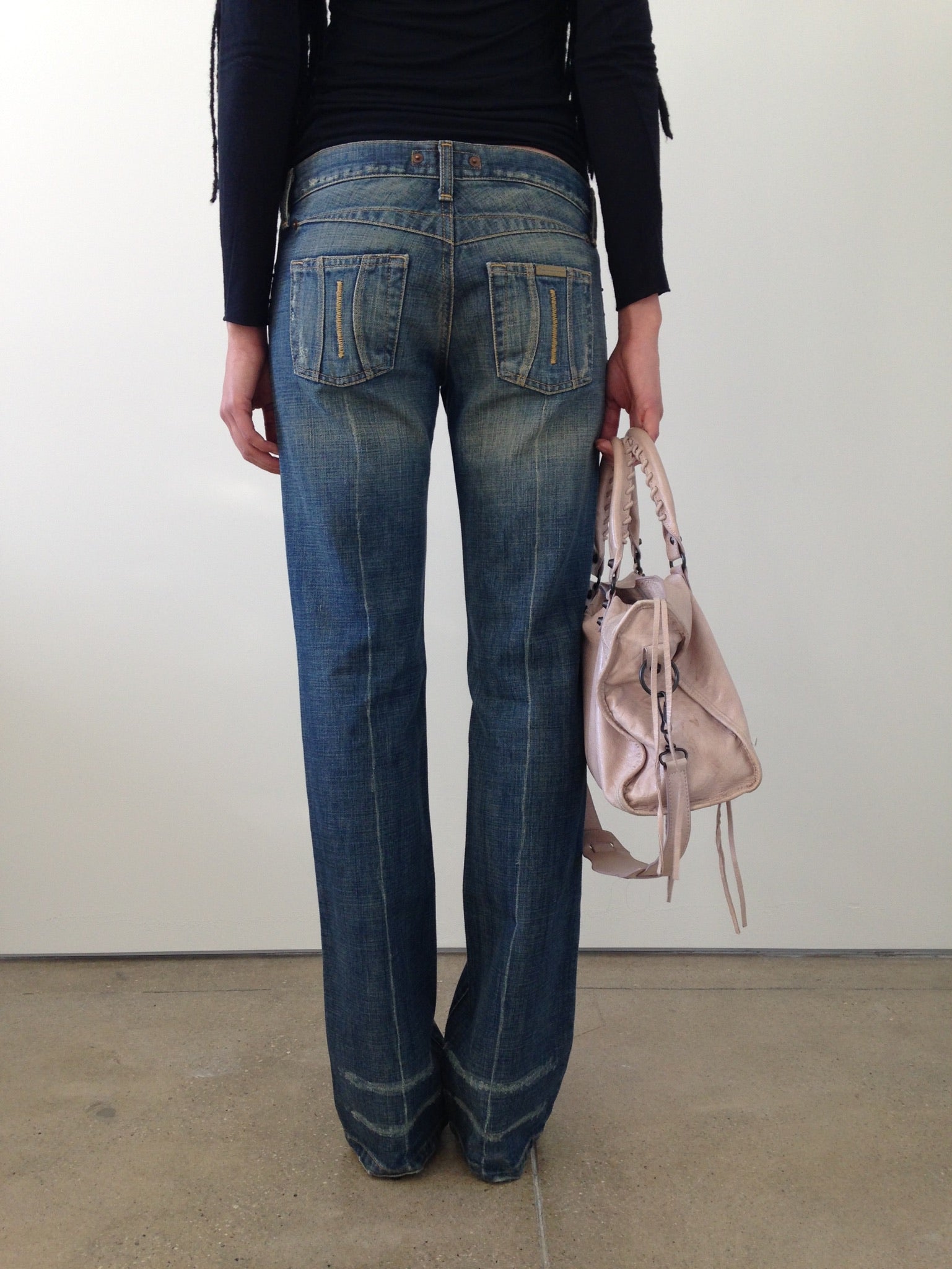 italian brand low rise jeans