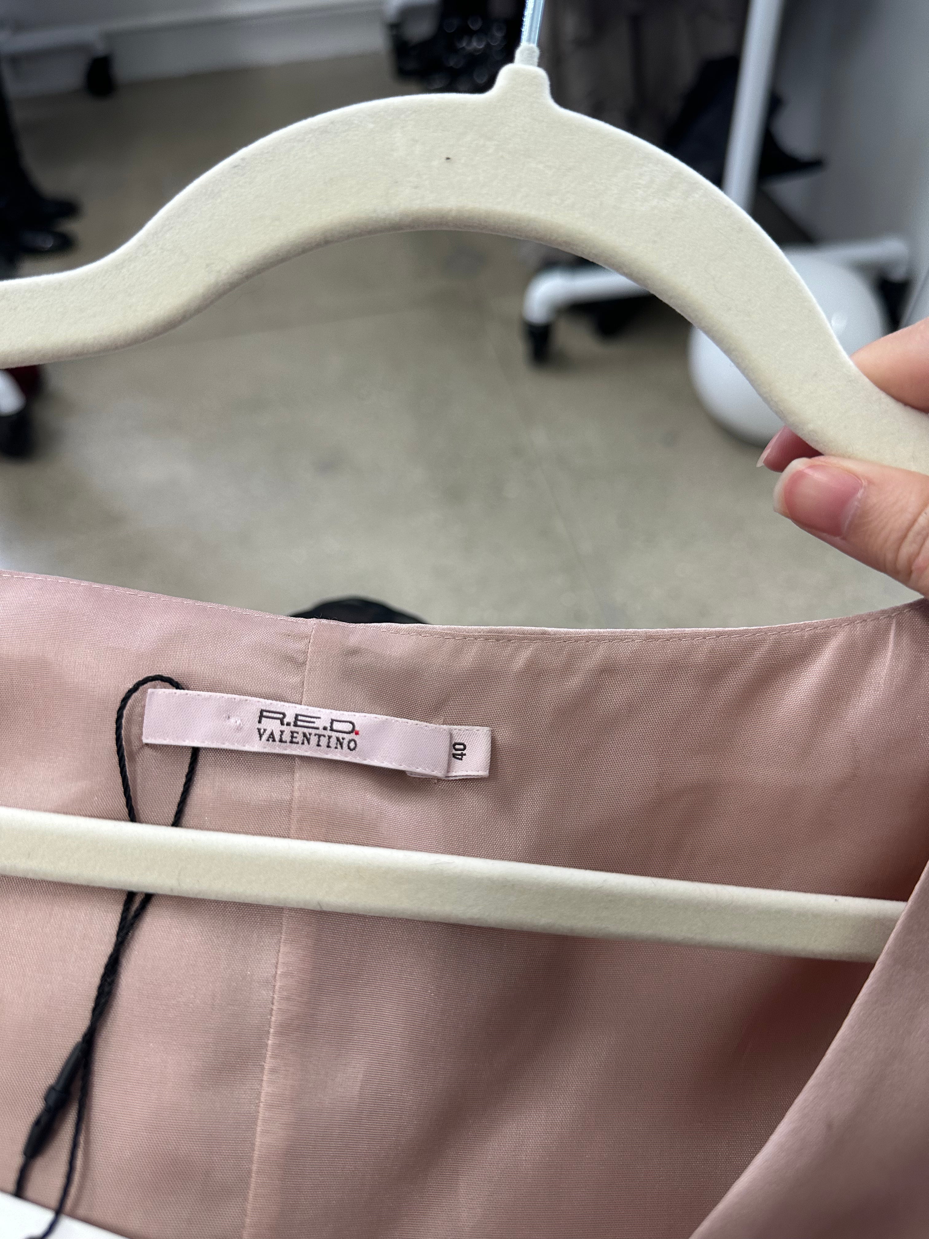 vintage valentino silk 3/4 sleeve top