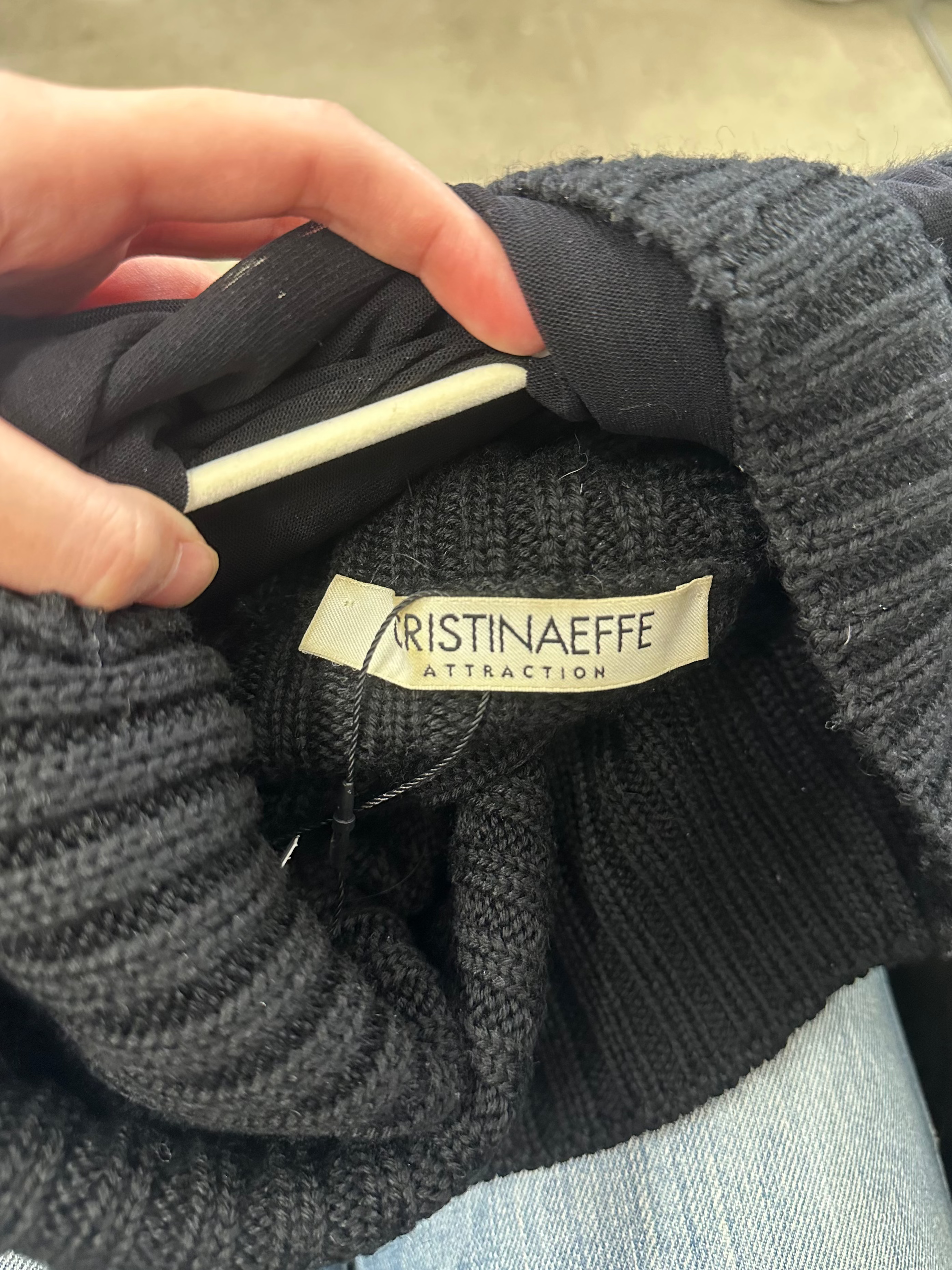 cristinaeffe turtleneck sleeveless knit made in italy