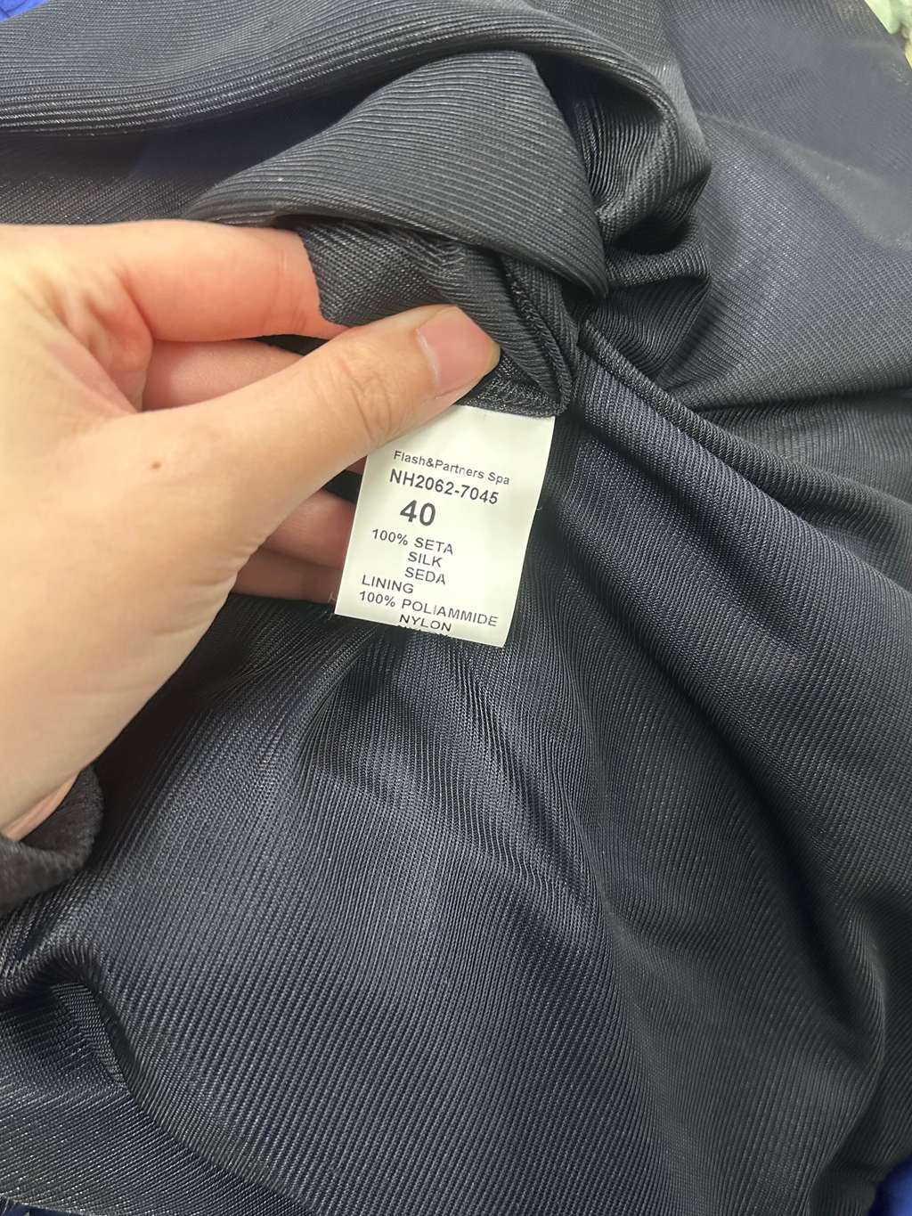 nolita cerulean silk dress made in italy