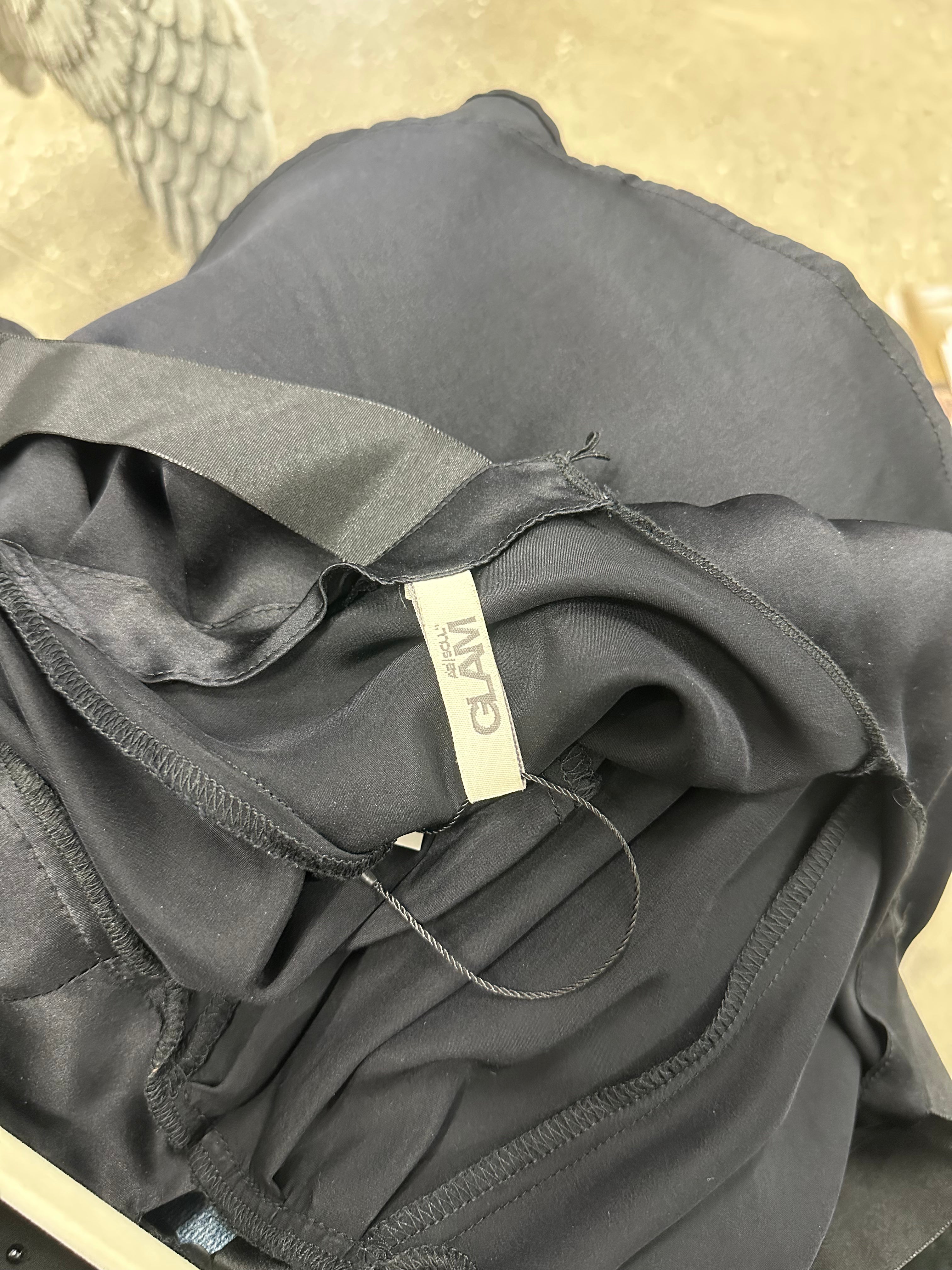 silk drop waist dress made in italy