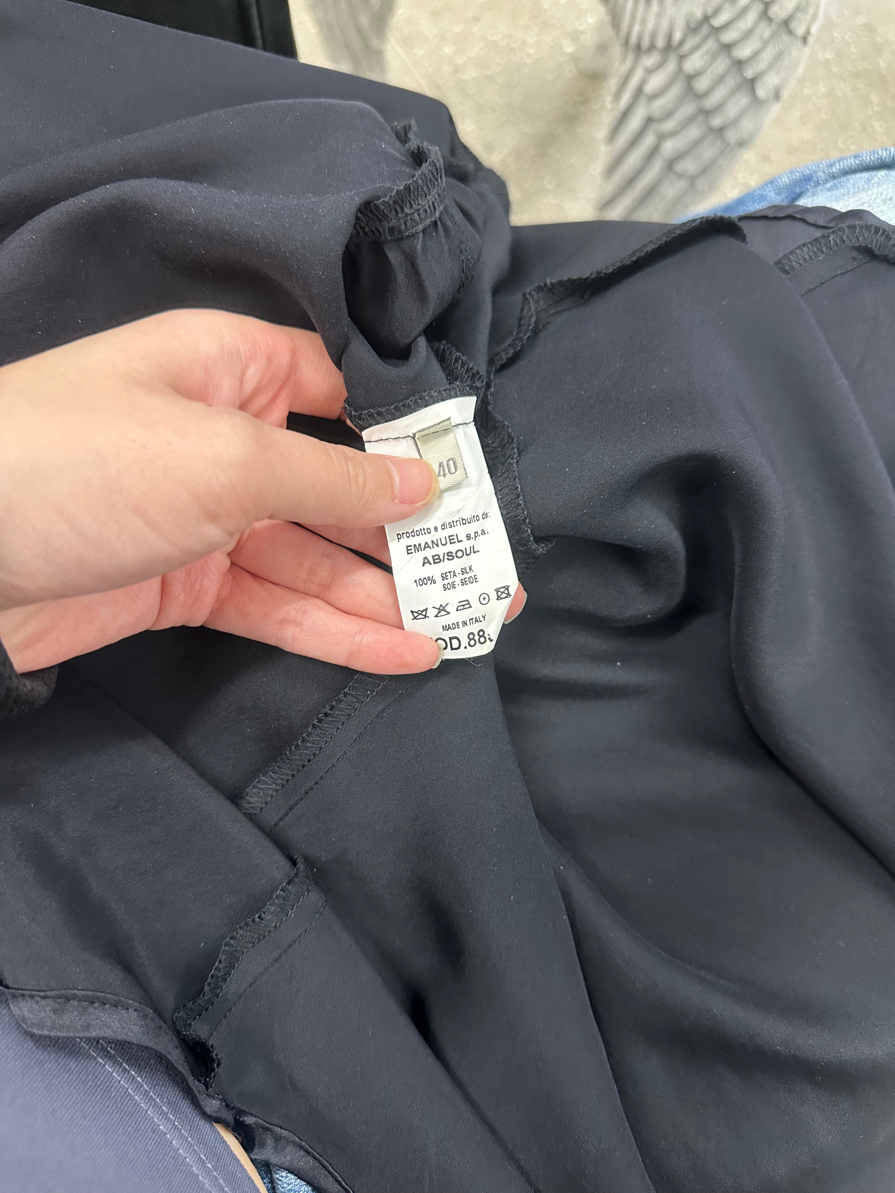 silk drop waist dress made in italy