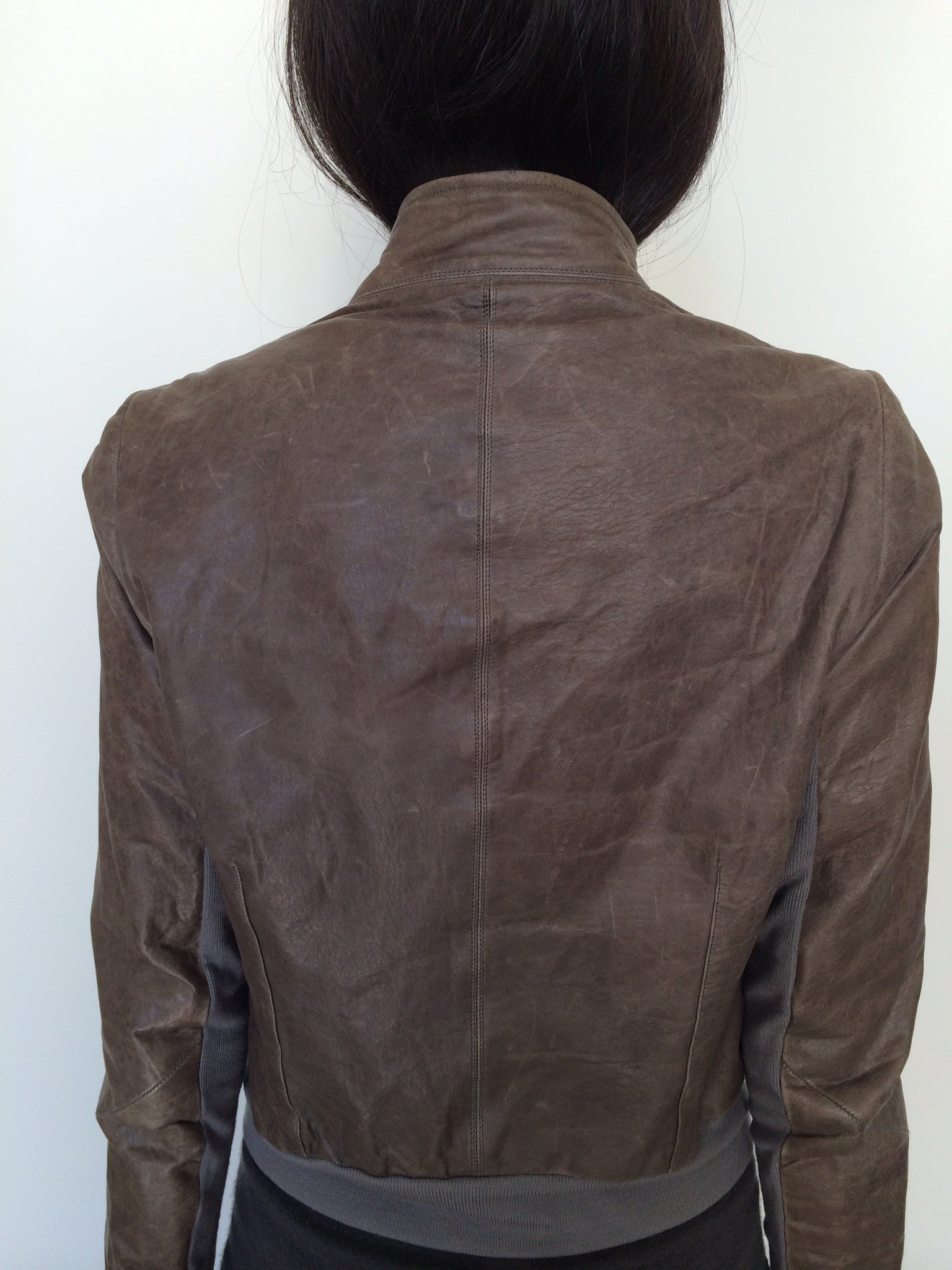 rick owens leather jacket