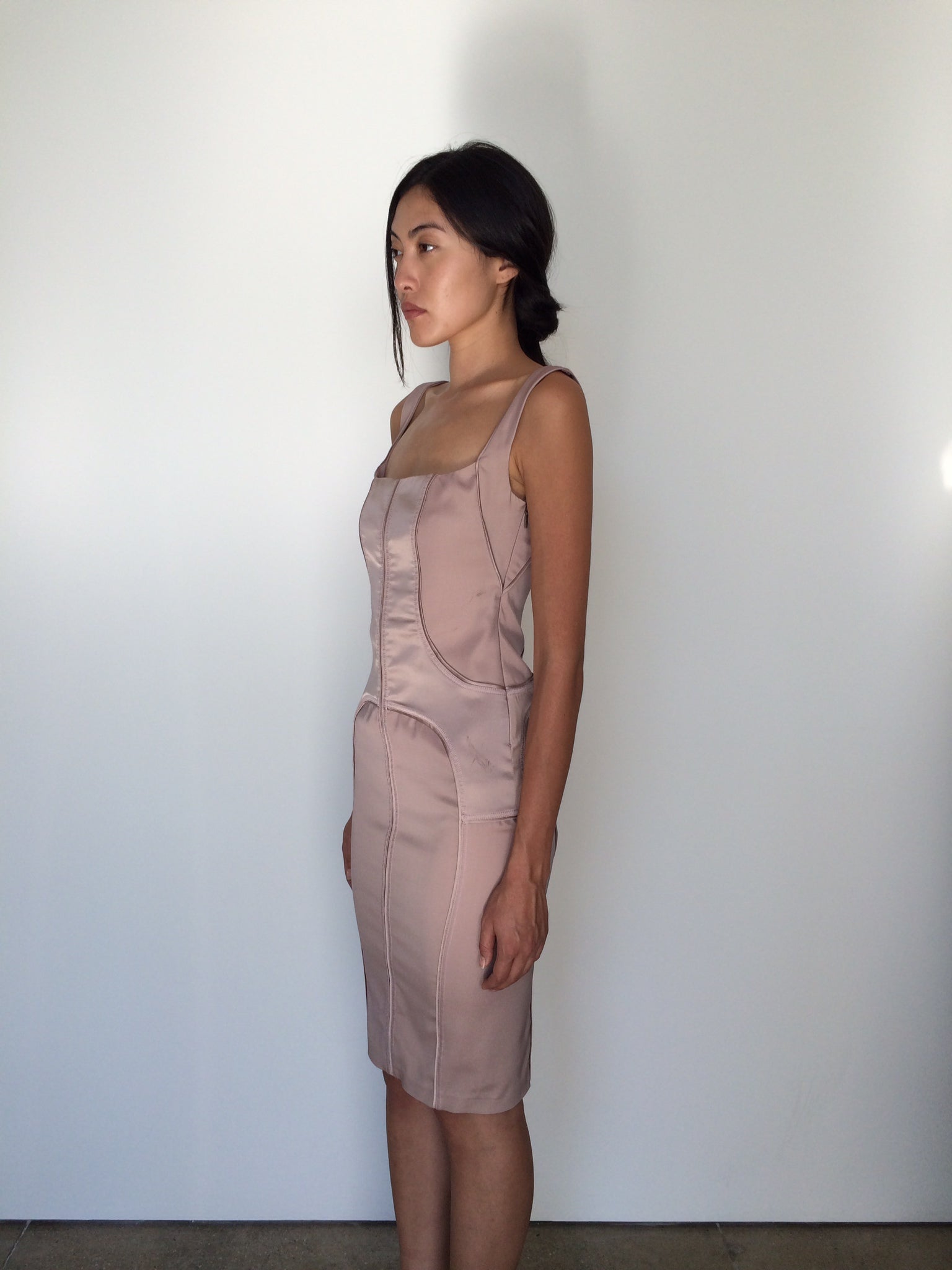 vintage gucci by tom ford blush dress