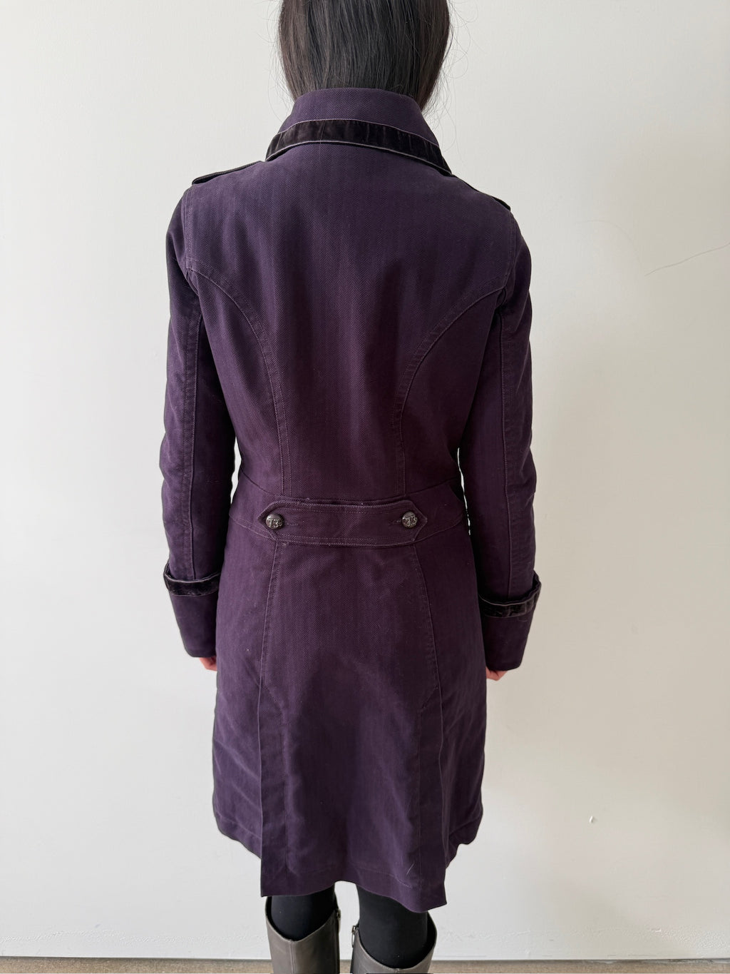 mid length military/band style coat