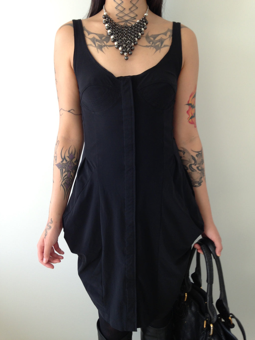 marithe francois girbaud bustier dress
