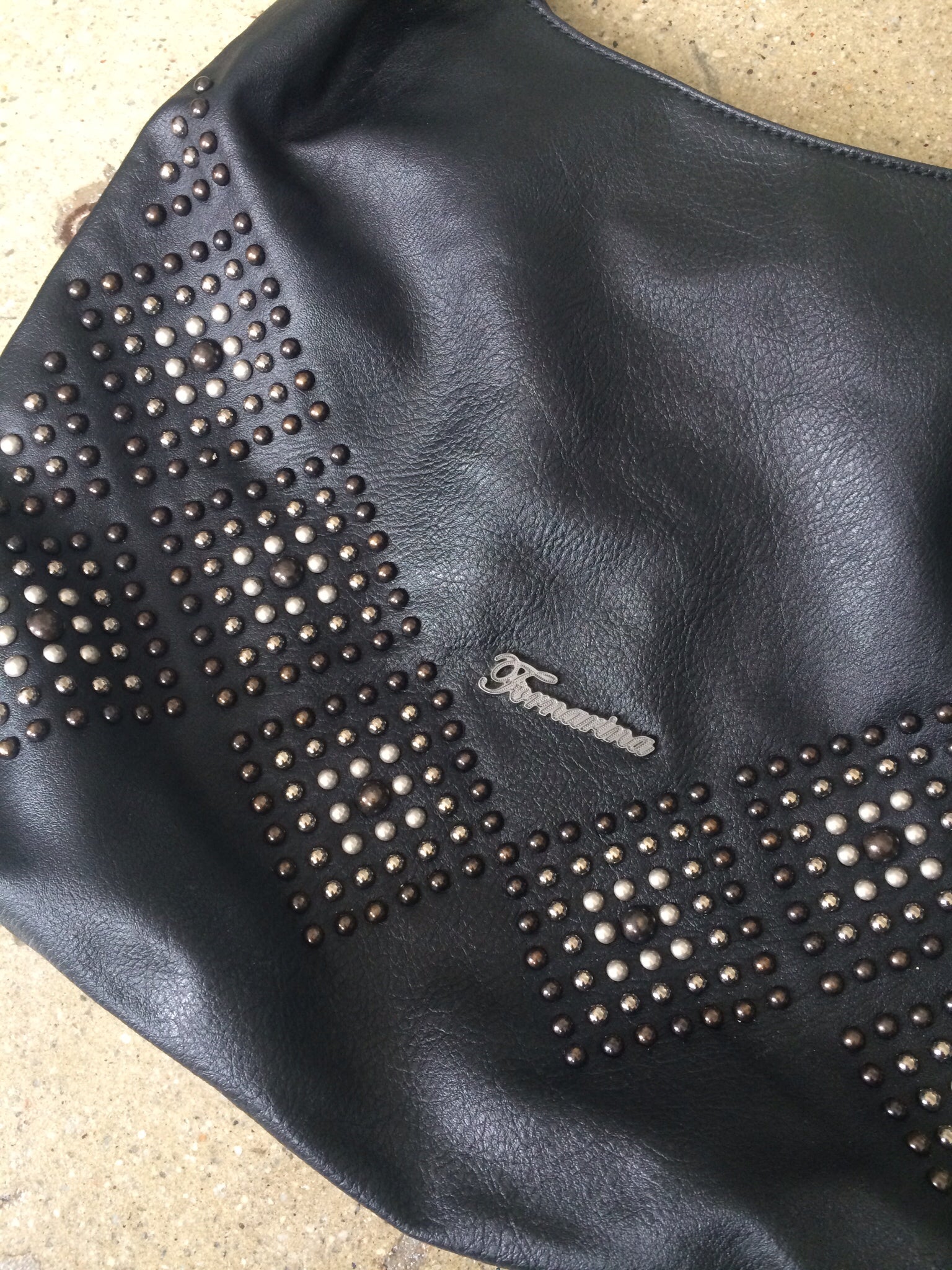 fornarina studded bag