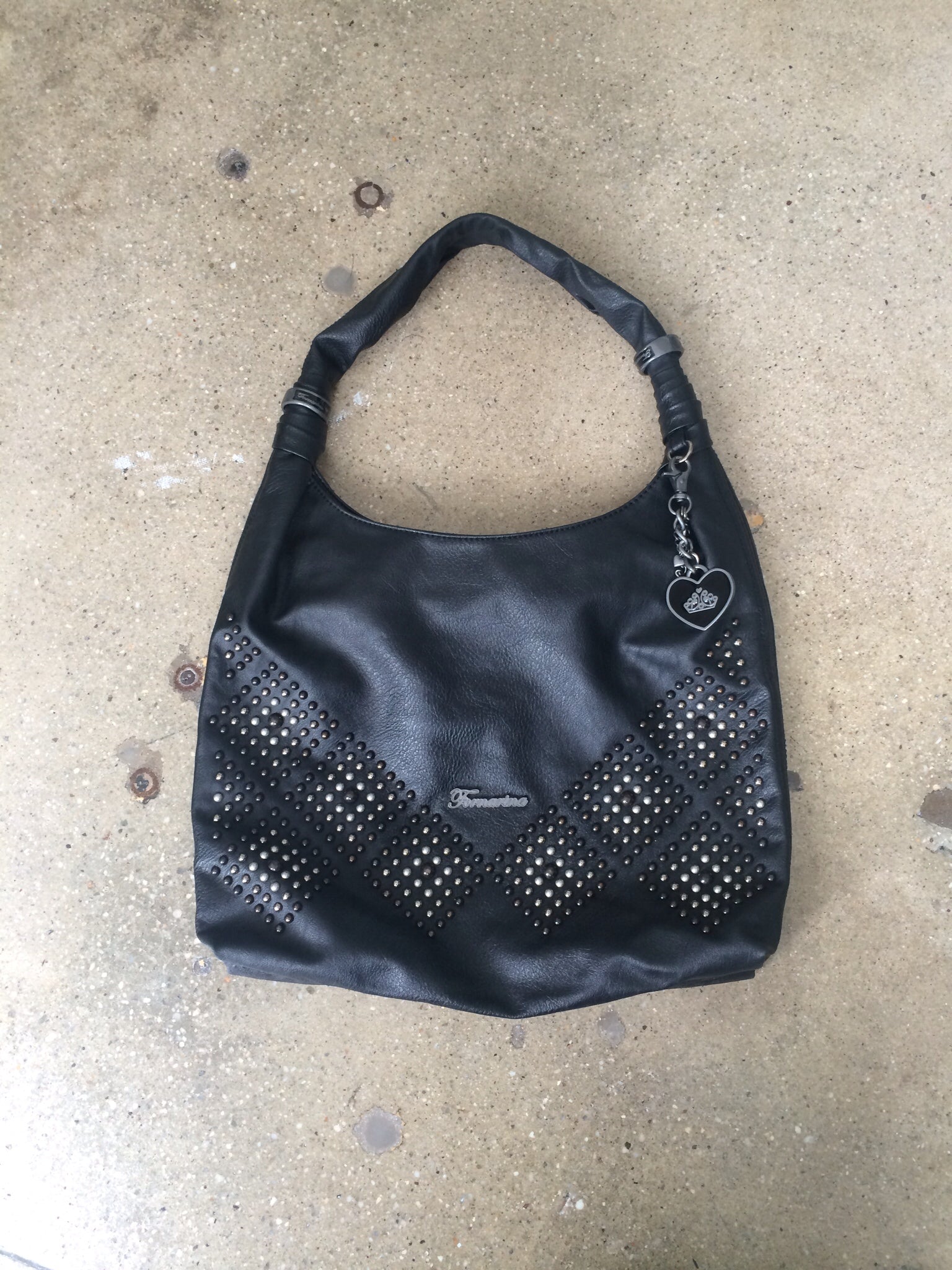 fornarina studded bag