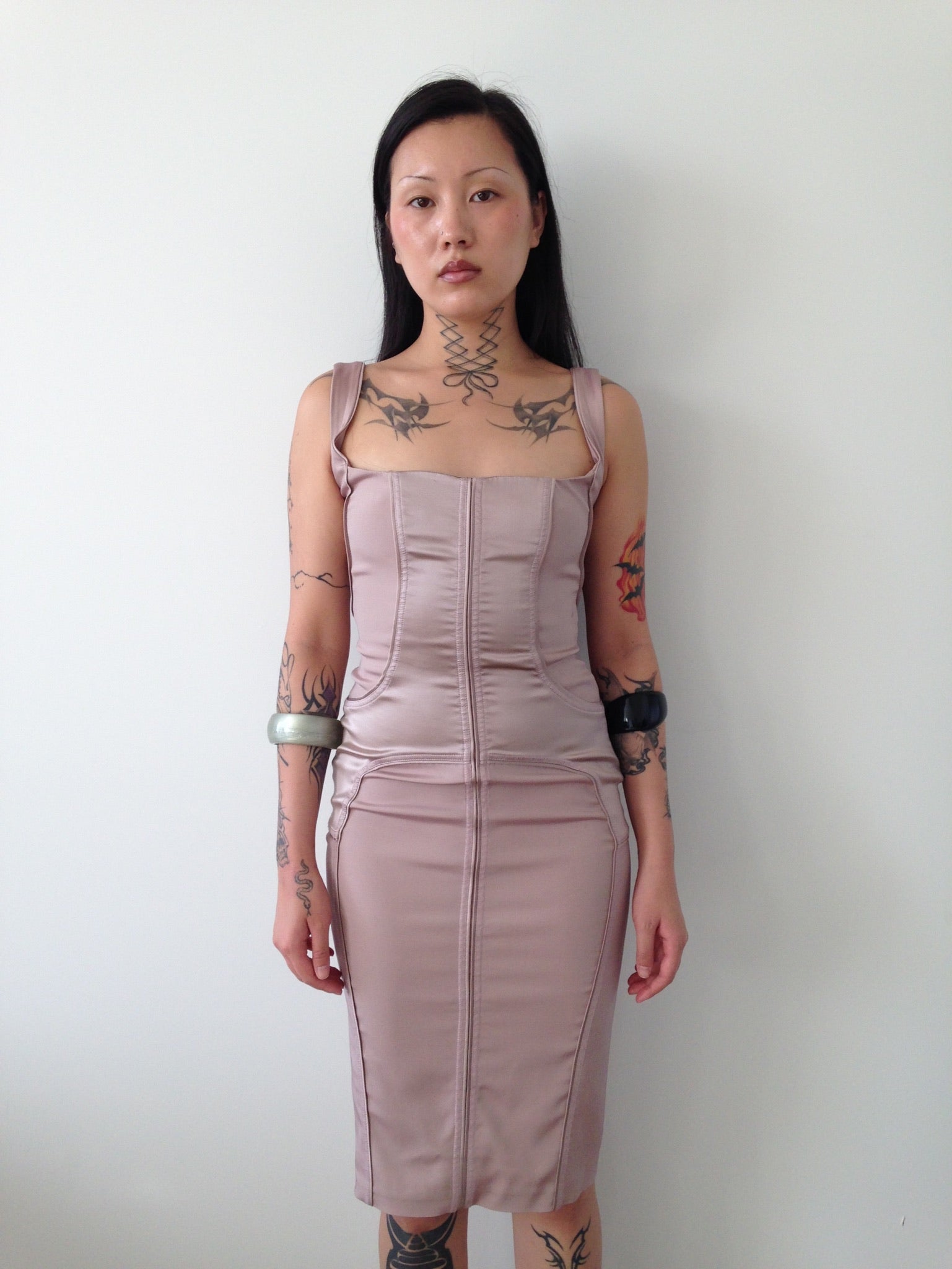 vintage gucci by tom ford blush dress
