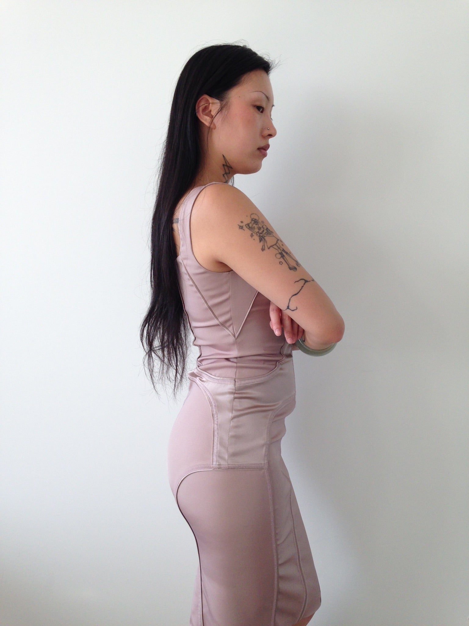 vintage gucci by tom ford blush dress