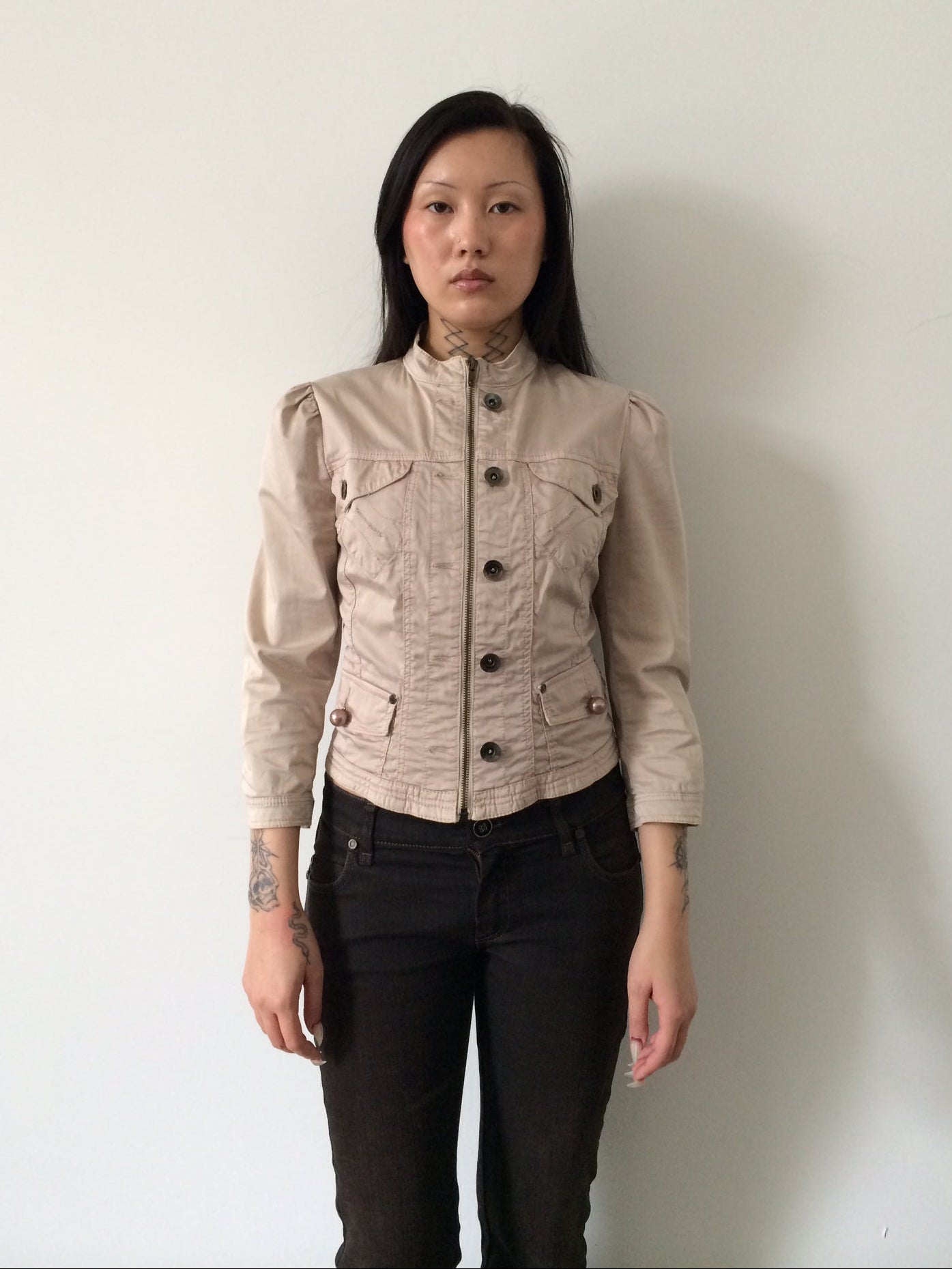 3/4 sleeve fornarina jacket