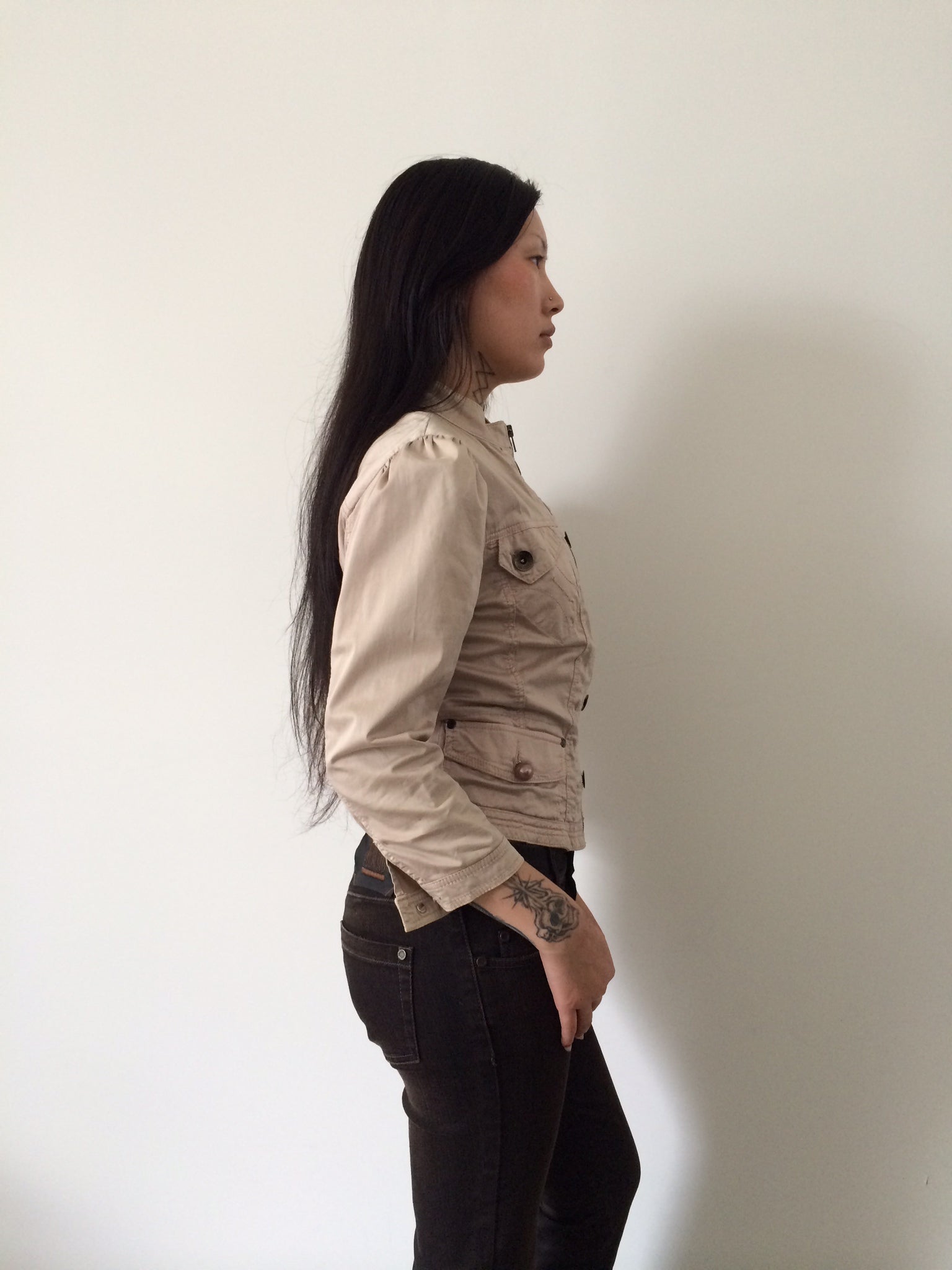 3/4 sleeve fornarina jacket