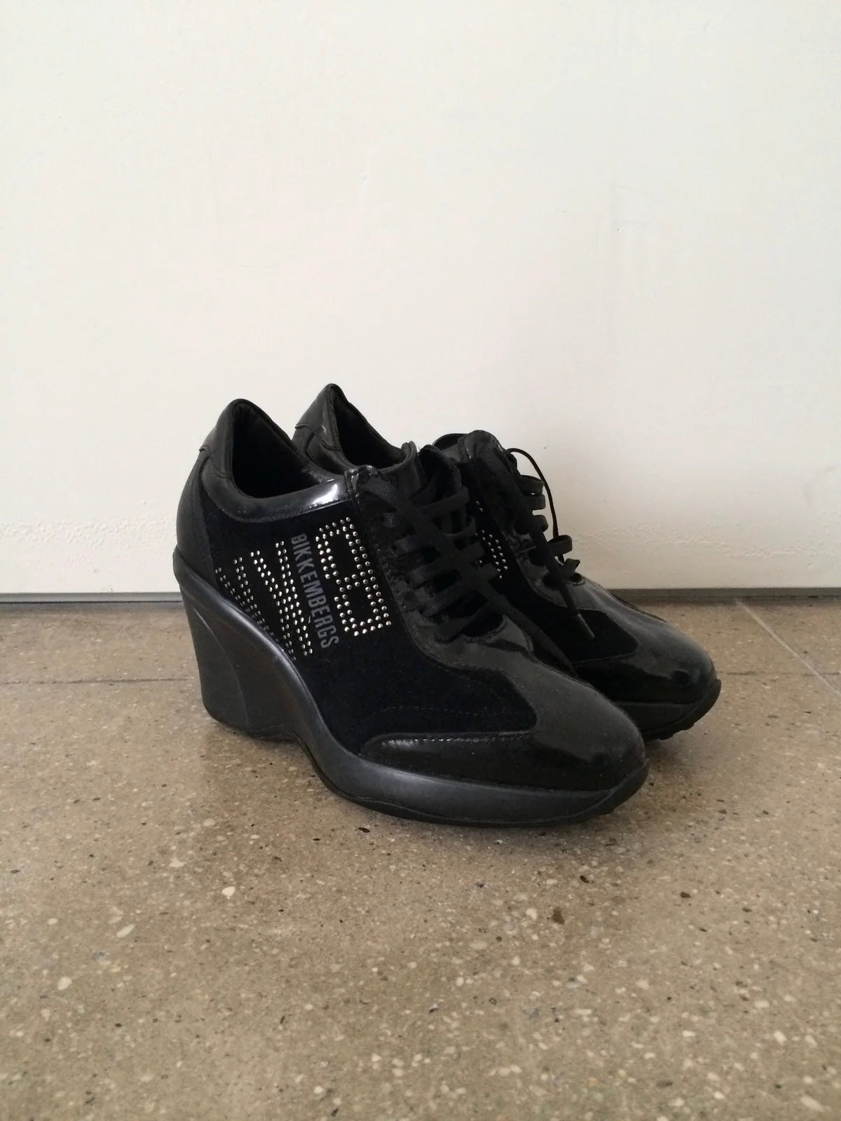 bikkembergs wedge sneakers size 38
