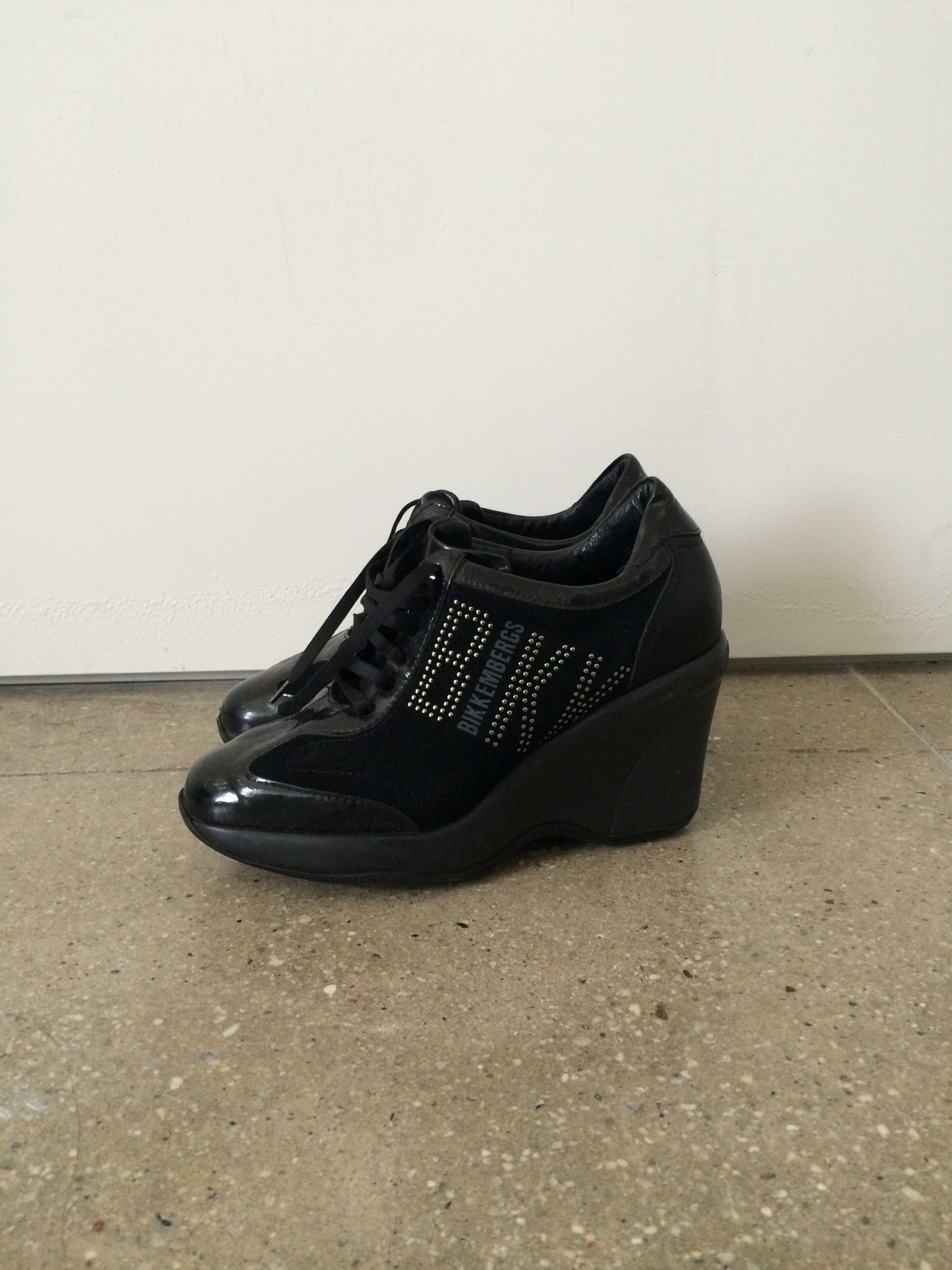 bikkembergs wedge sneakers size 38