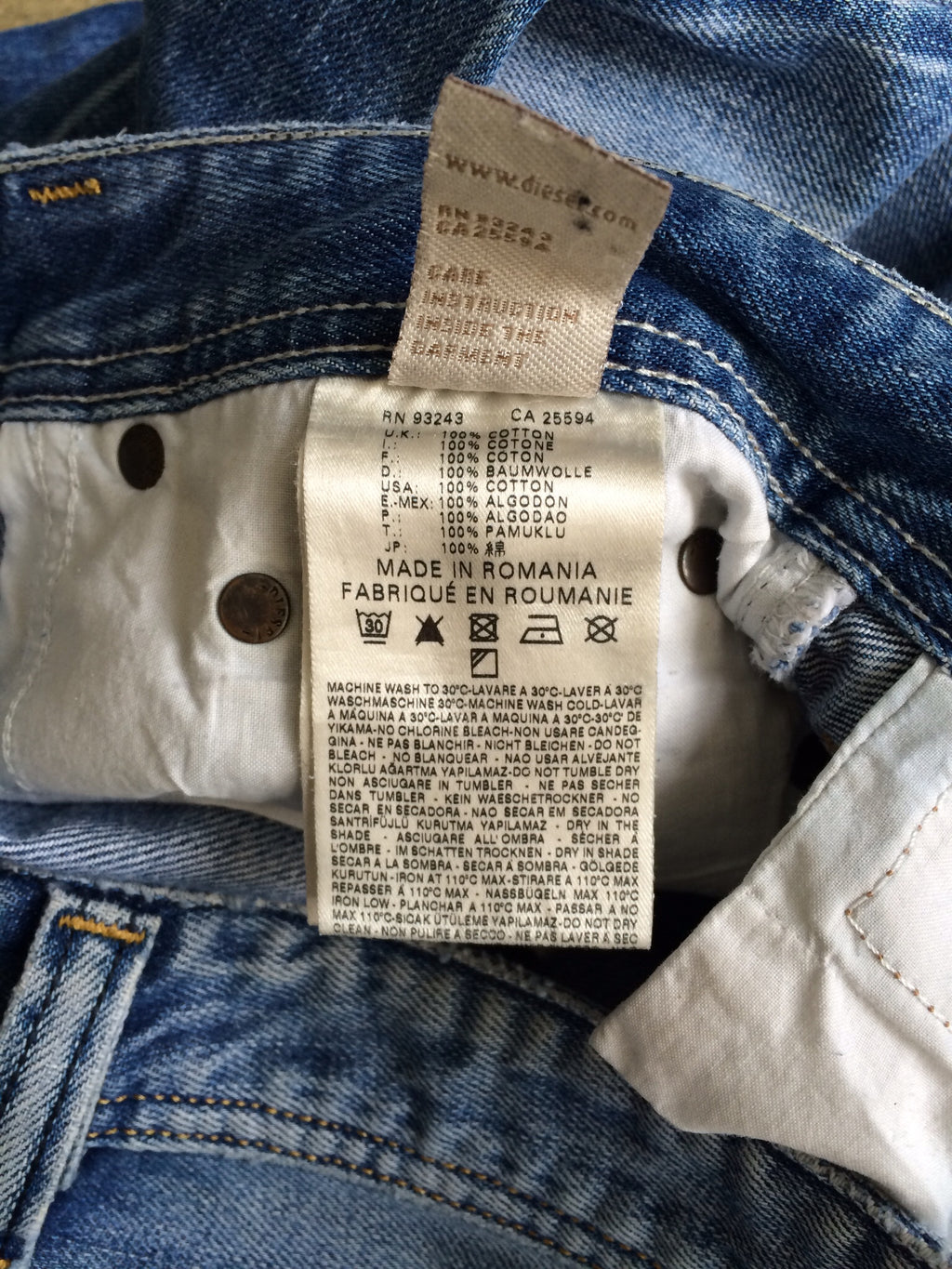 vintage diesel jeans