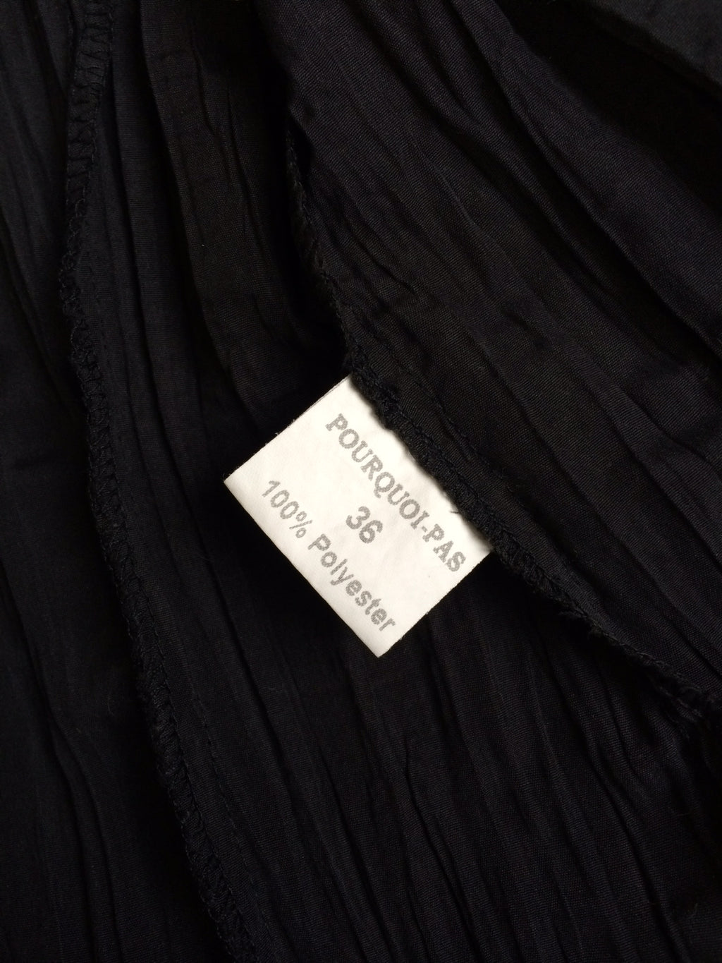 pourquoi pas pleated wrap top