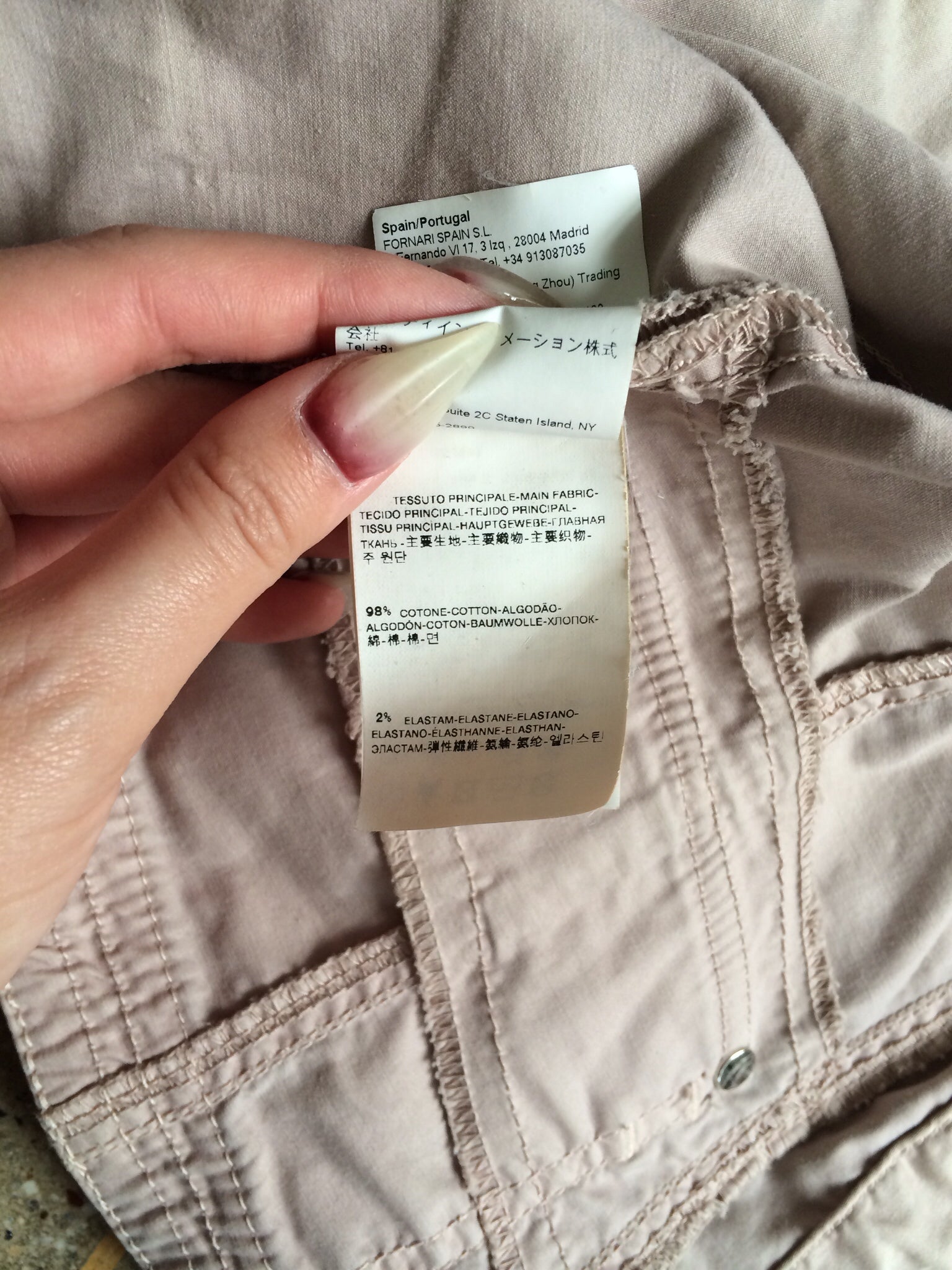 3/4 sleeve fornarina jacket