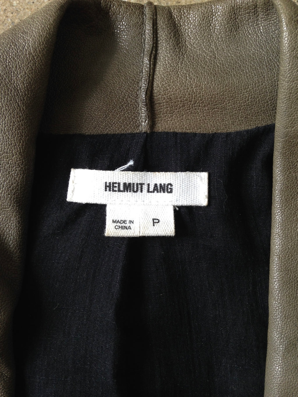 helmut lang lamb leather jacket