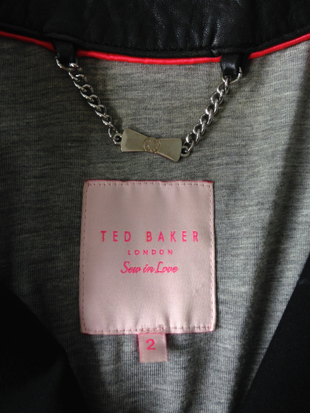 ted baker leather jacket