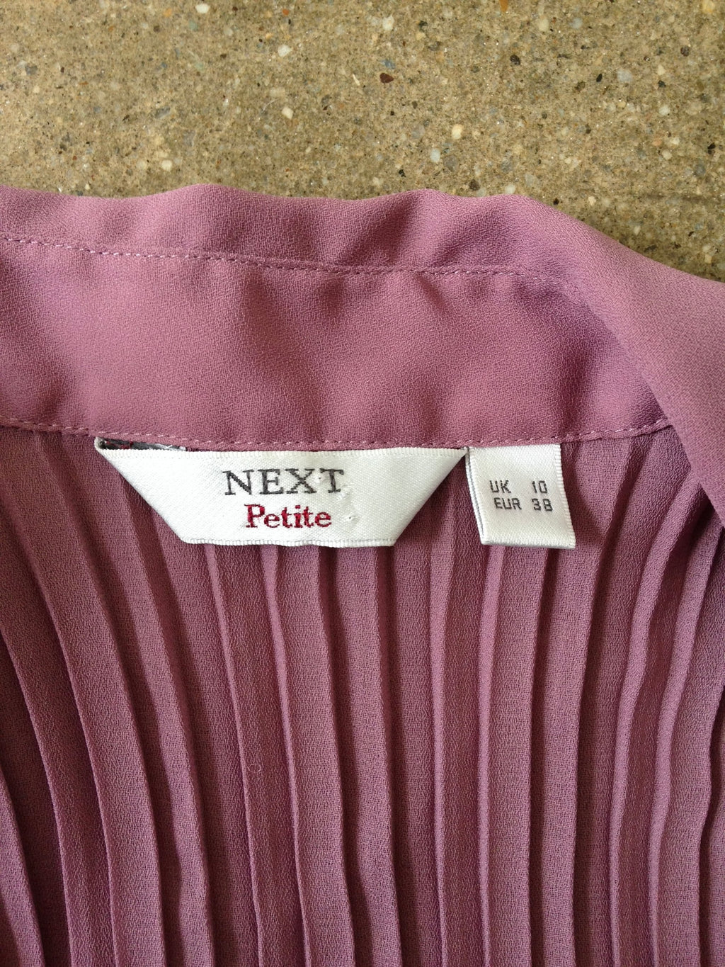 vintage pleated top